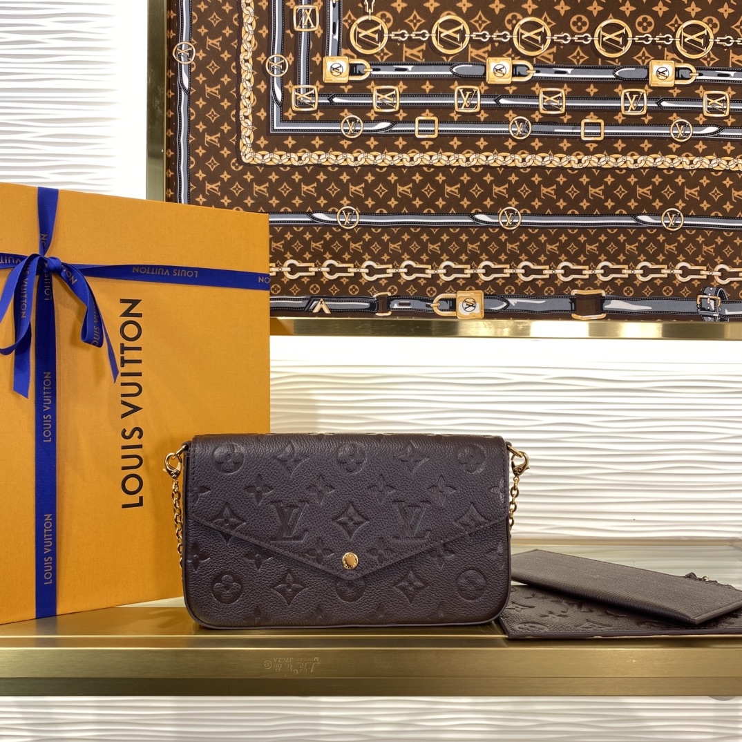 LV bag 842 m14193 Félicie Pochette House Monogram Empreinte — 1:1 Replica For Sale