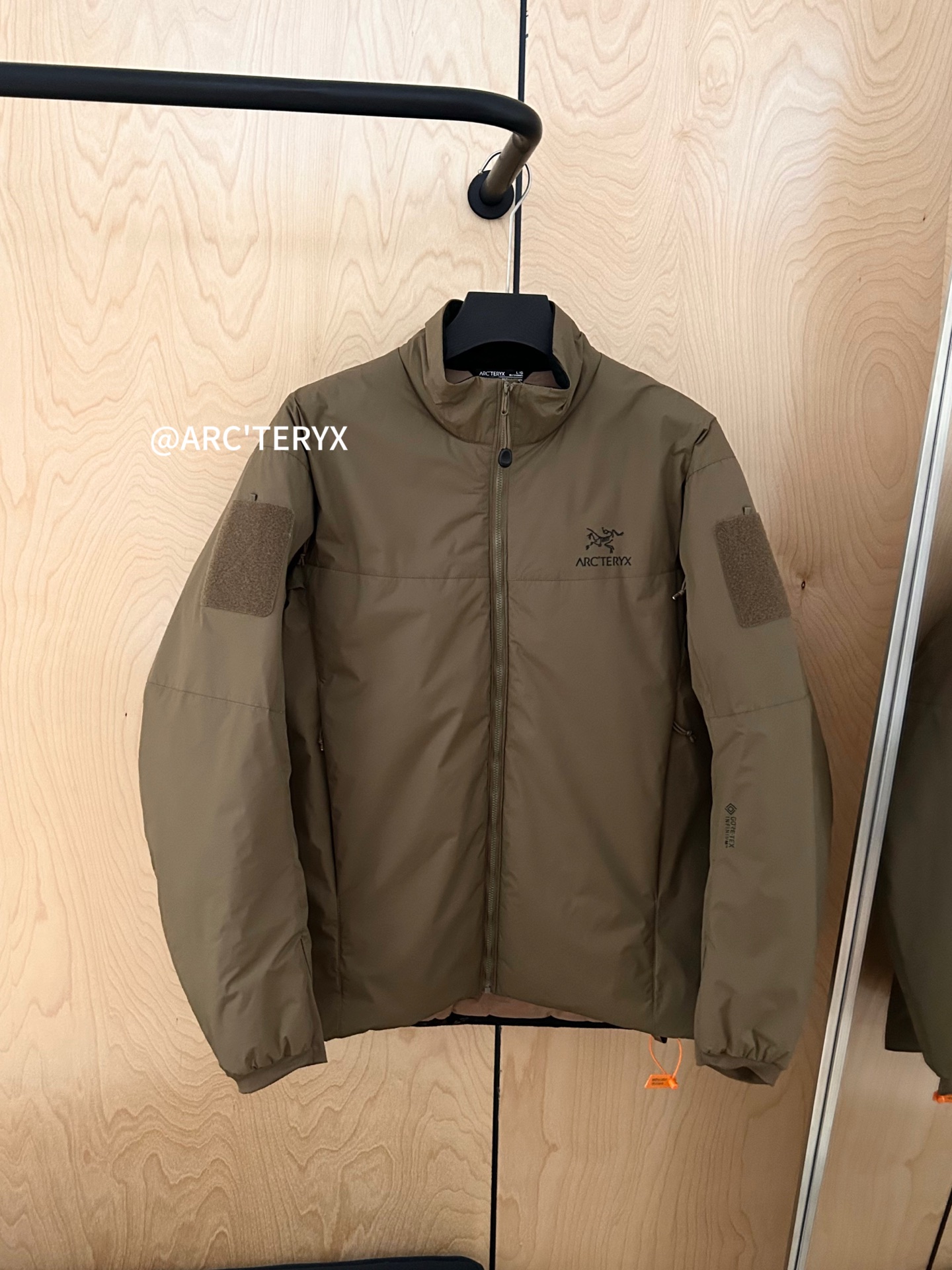 ARC'TERYX men "Top Military Bird Stand Collar Cotton Jacket" — AAA Quality Replica
