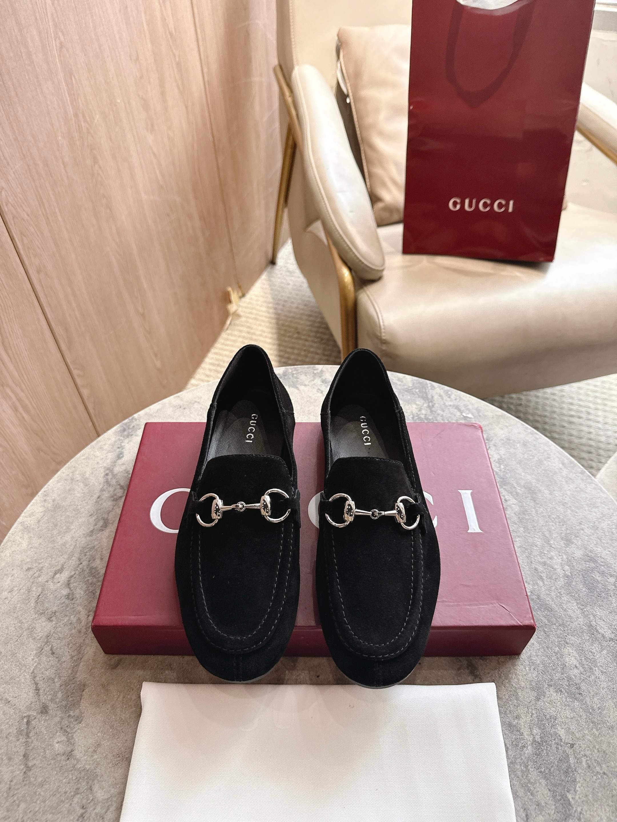 Gucci women's shoes -10 black (35-43) — 1:1 Replica