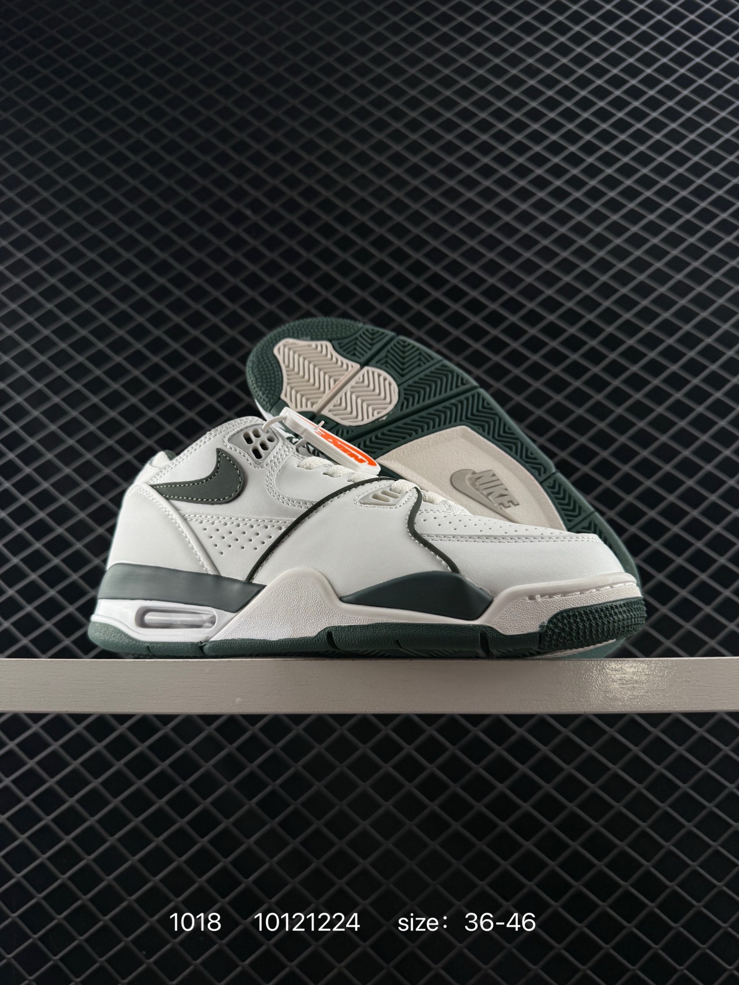 Nike Air Flight 89 White Dark Green EU 36-46 Basketball Unisex BS-80482