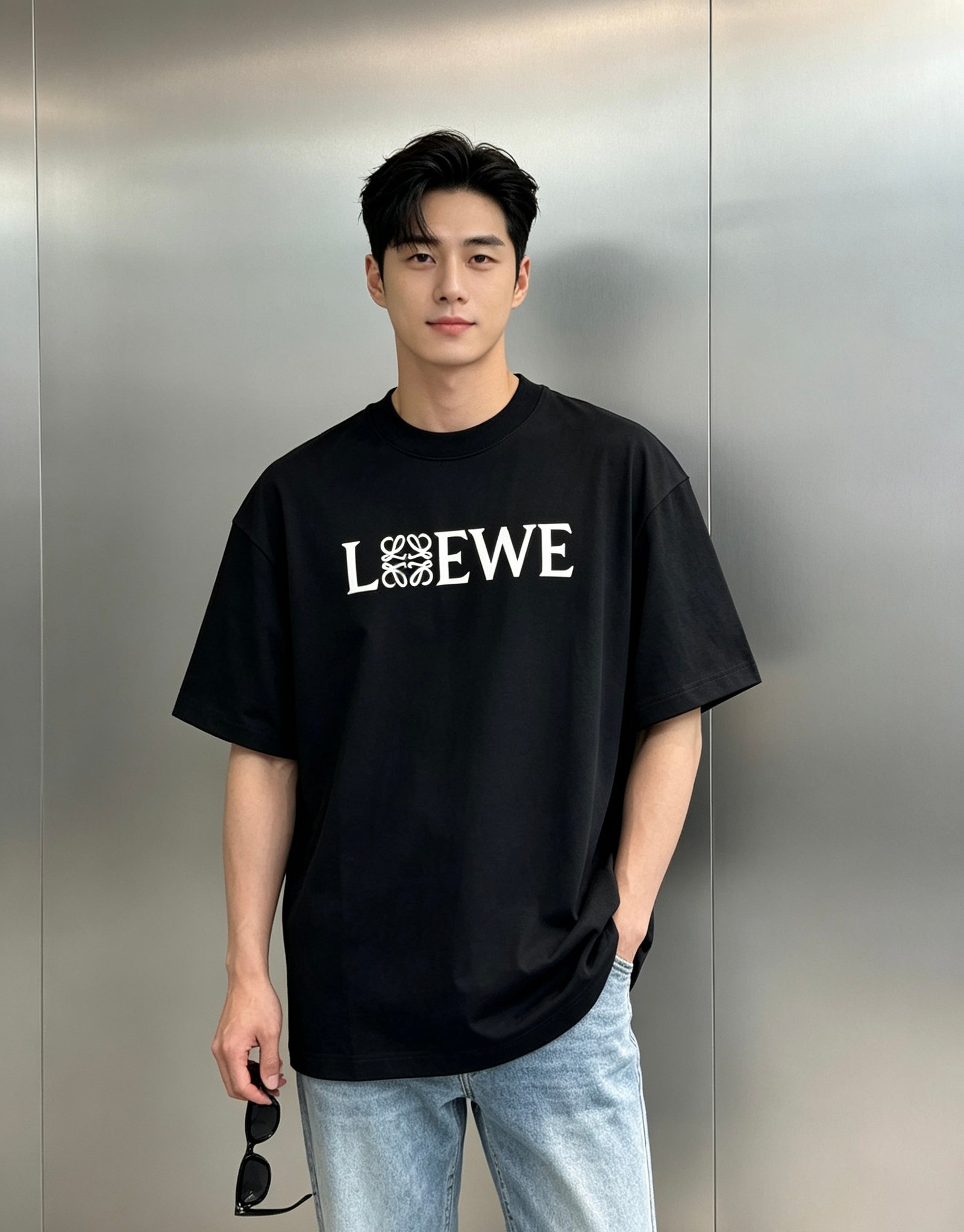 Loewe men LOEWELoeweAnagram T | Loewe Anagram LOGO 280g S-XL 175 | 145 M