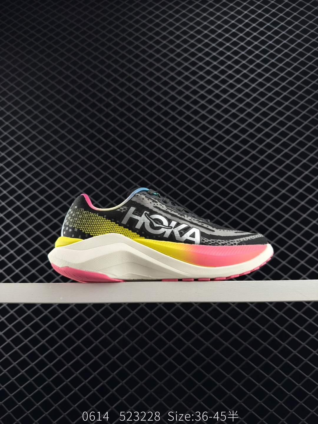 HOKA ONE ONE Mach X Black White Yellow Pink Blue EU 36-45 Running Shoe Running Sneakers - Unisex BS-86599