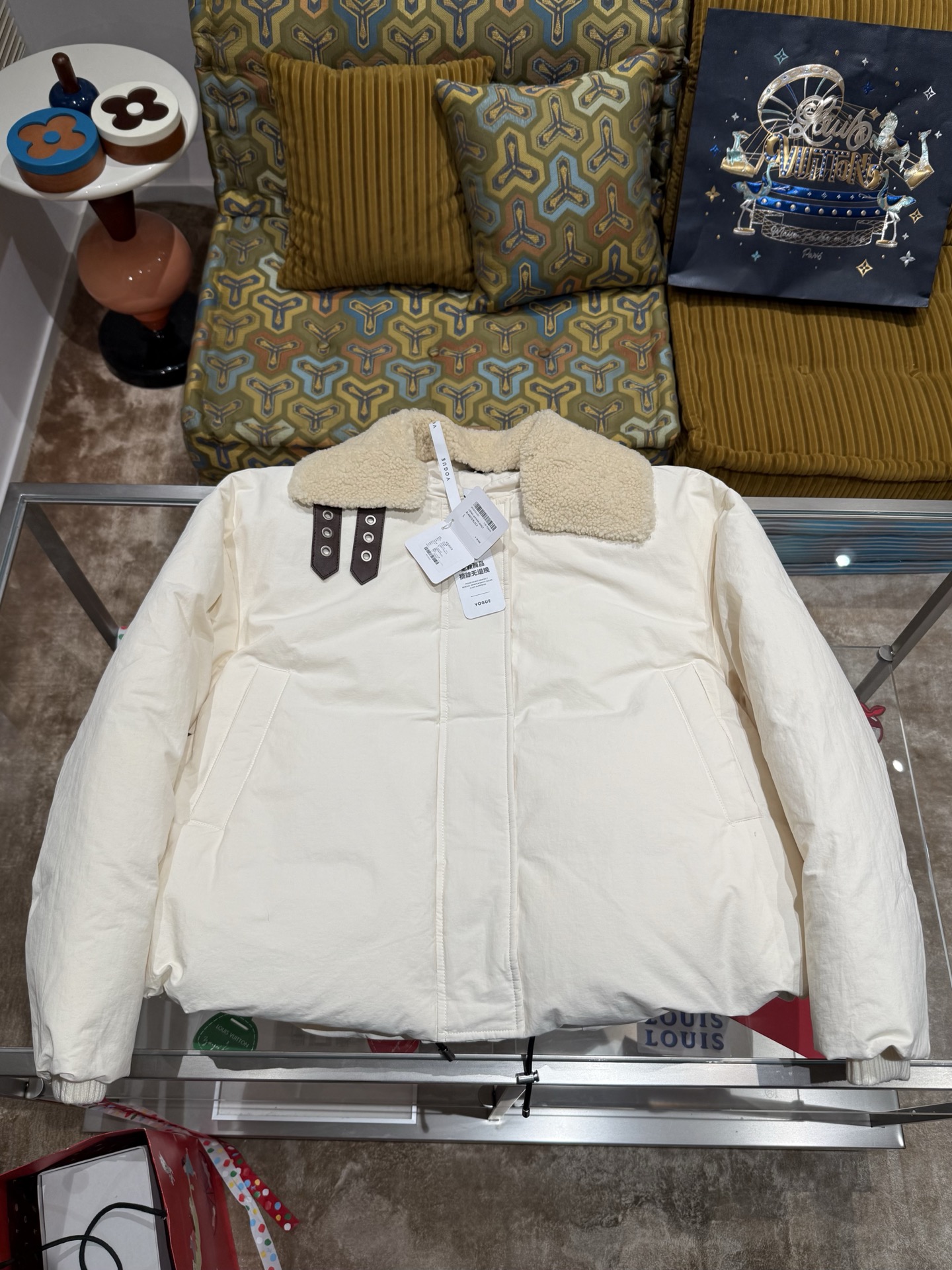 Loewe men LOEWE fur collar down jacket — 1:1 Replica For Sale