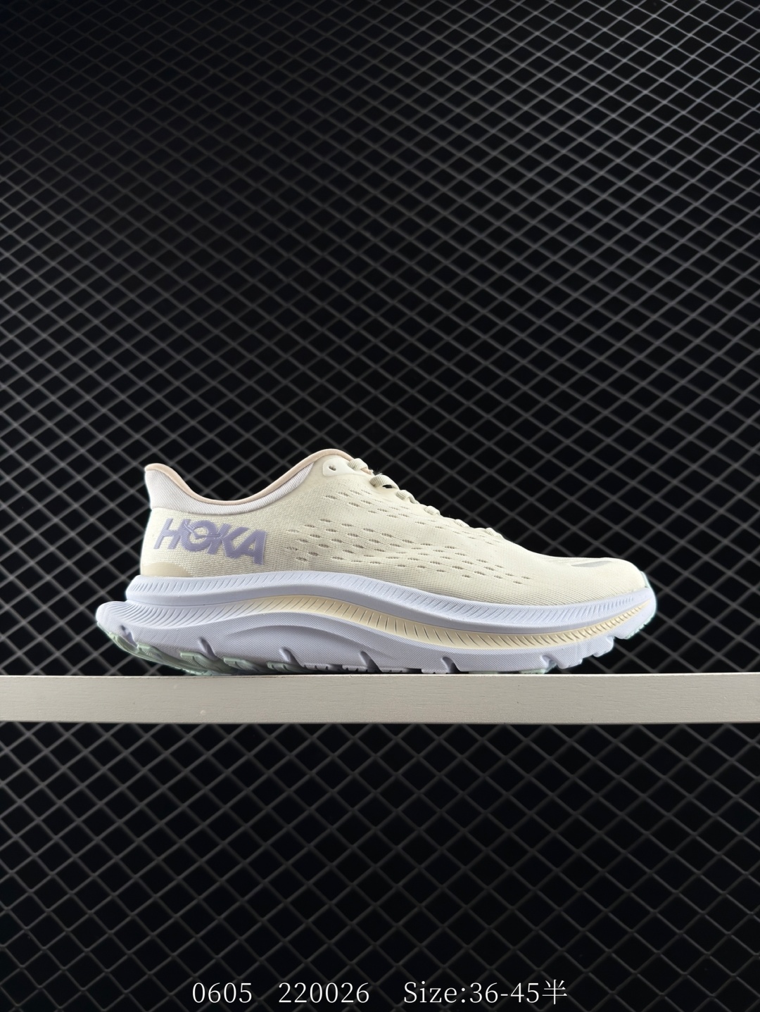 HOKA ONE ONE Kawana Off White Light Purple Cream Mint EU 36-45 Running Shoe Running Sneakers - Unisex BS-86626