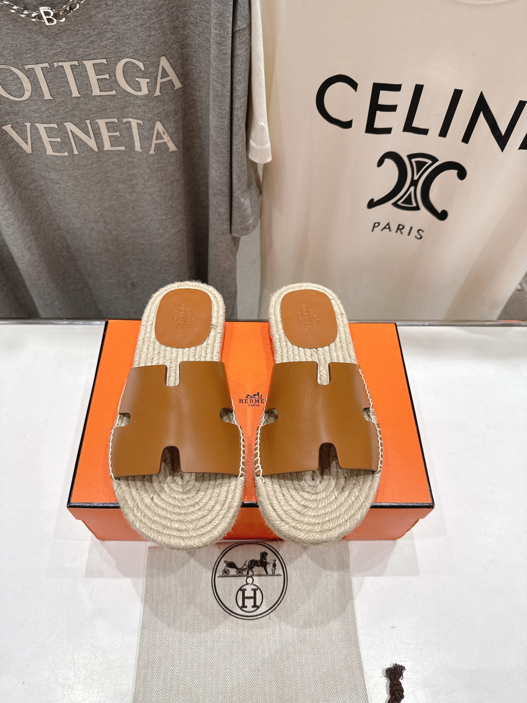 Hermes women's shoes HERMES* Hermes H F050 2026ss H — AAA Quality Replica