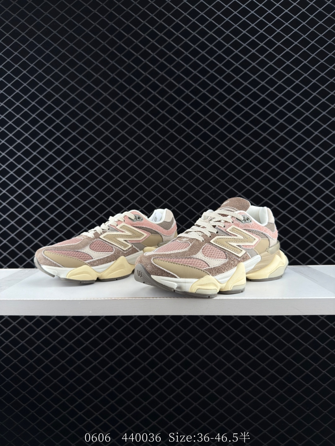 New Balance 9060 Brown Pink Beige Cream Grey EU 36-46 5 Sneaker Unisex BS-83343
