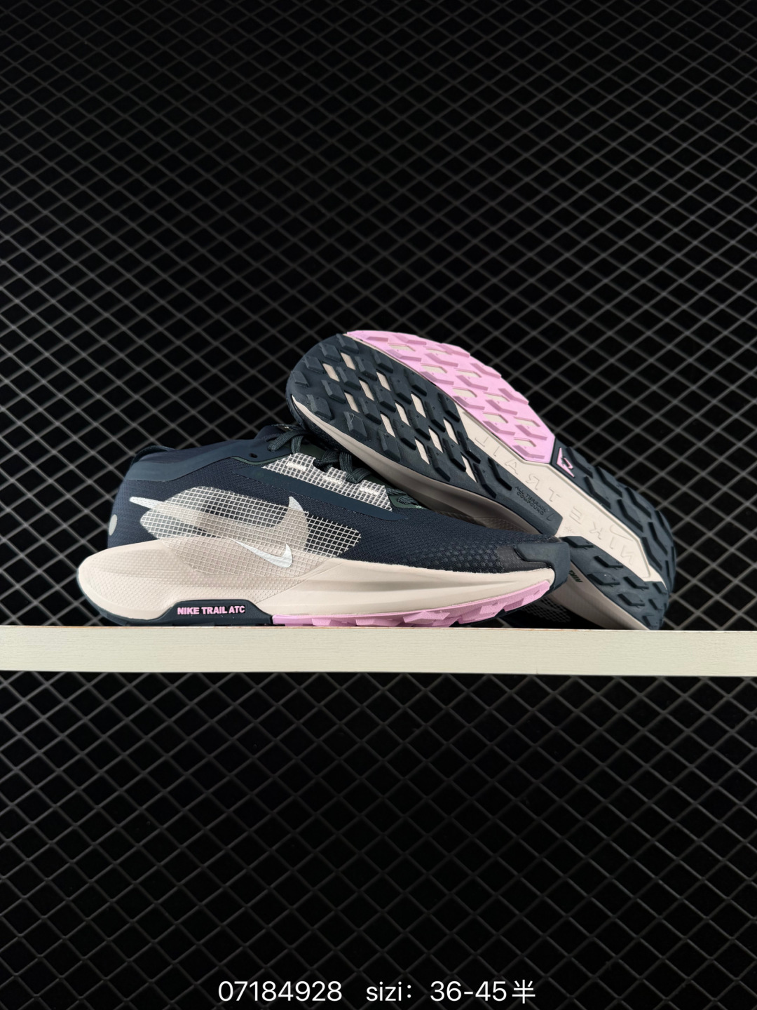 Nike Reactx Pegasus Trail 5 GTX Navy Beige Pink White EU 36-45 Unisex BS-70186