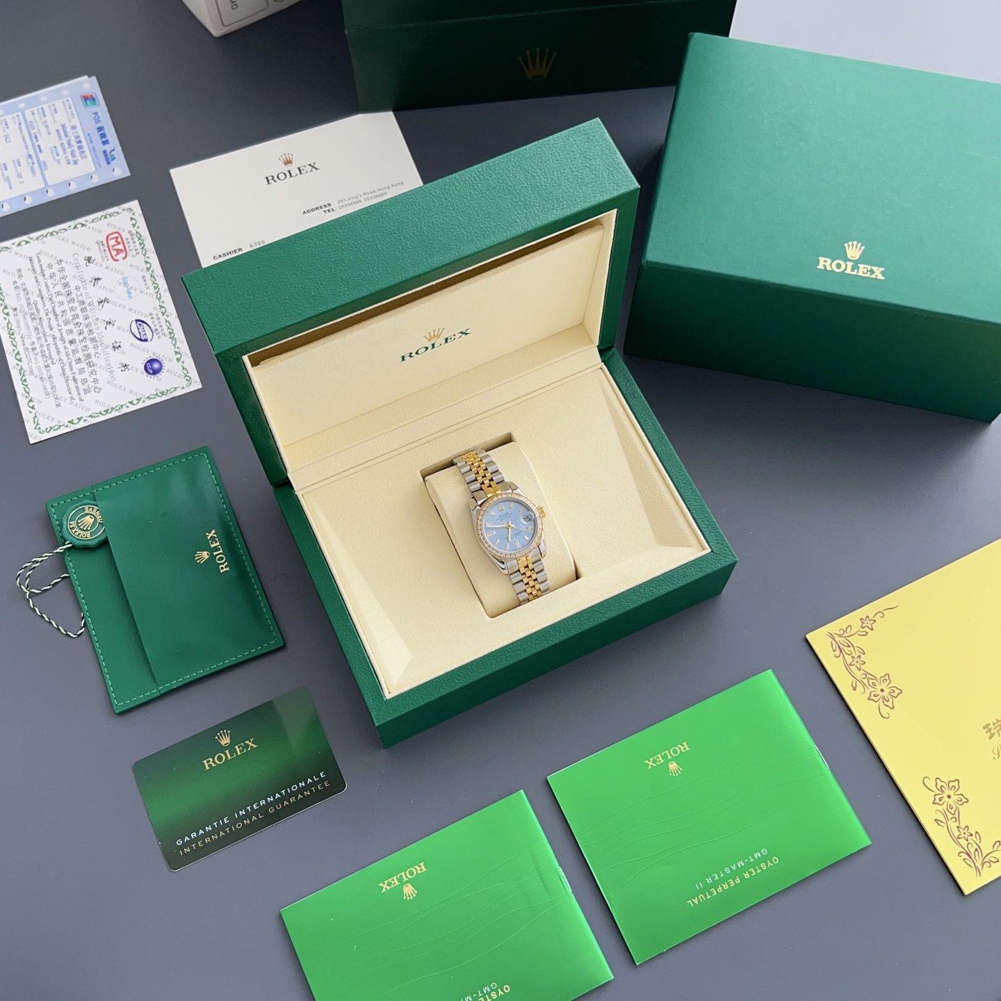 Rolex Watches Gg factory Rolex Datejust31mmwatch | Brilliant declaration of 10 square diamonds — Premium Replica