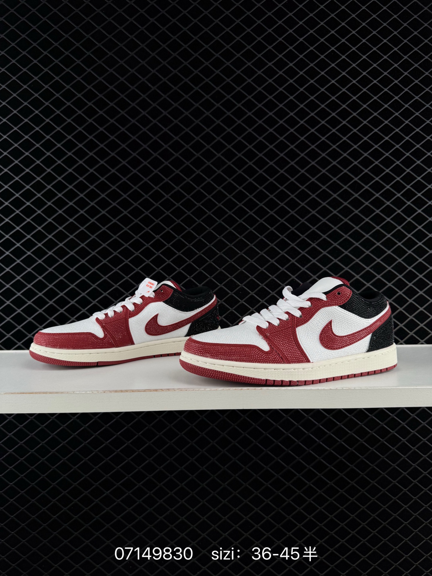 Air Jordan 1 Low AIR JORDAN 1 aj1 1 Swoosh Logo — Premium Replica