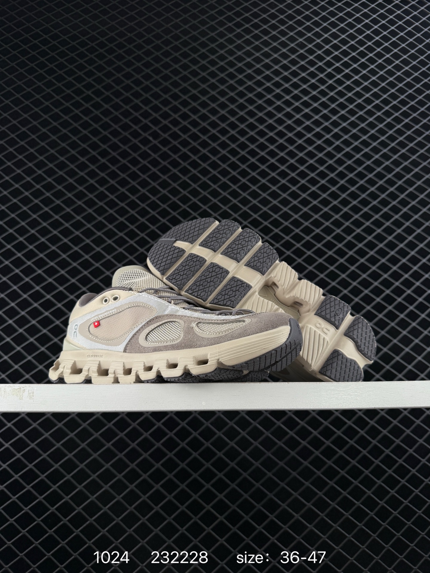 On Cloud X FKA Twigs Beige Grey Off White EU 36-47 Running Shoe Running Sneakers - Unisex BS-85480