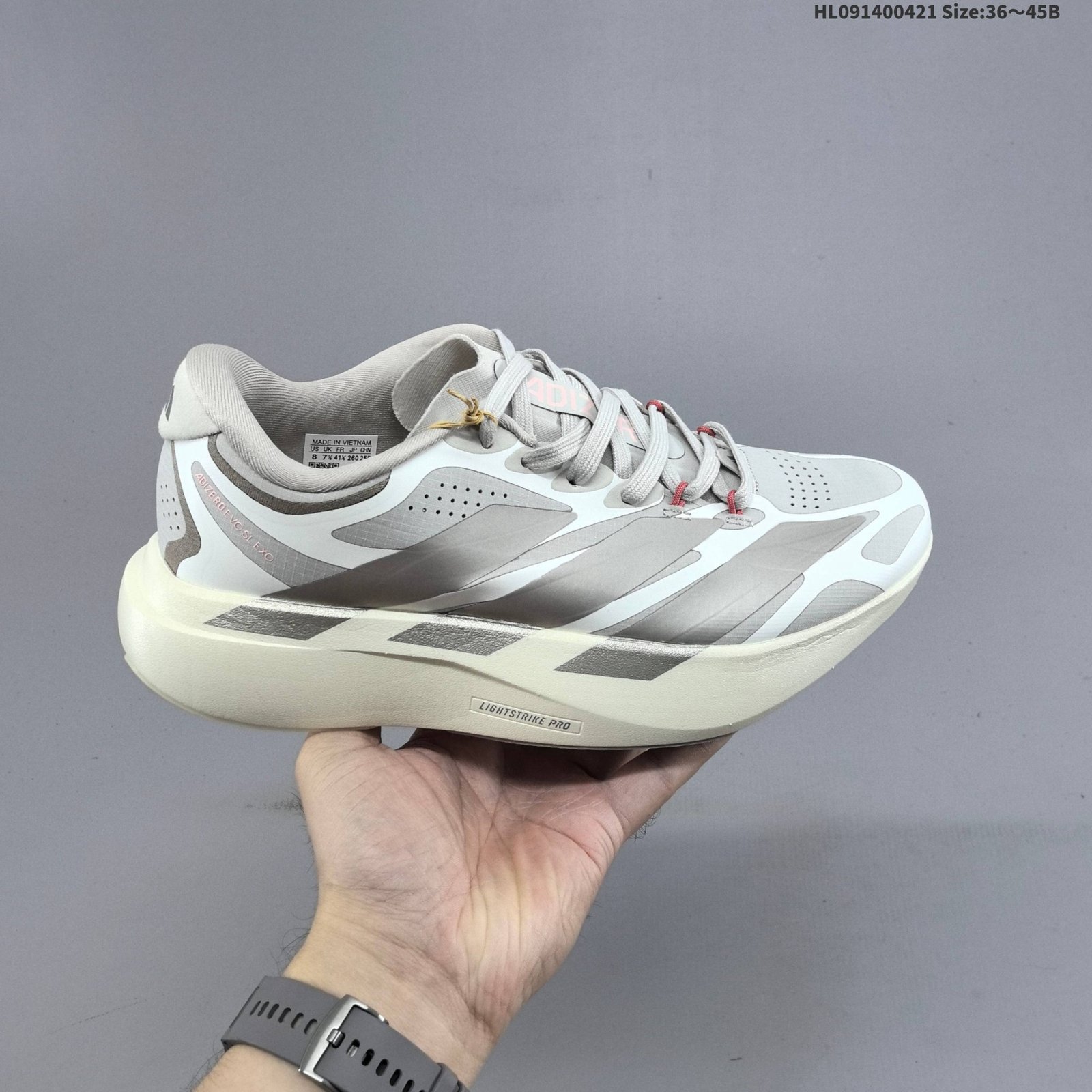 Adizero Evo SL EXO M Adidas : KI4789 :36 36.5 37 38 38.5 39 40 40.5 41 42