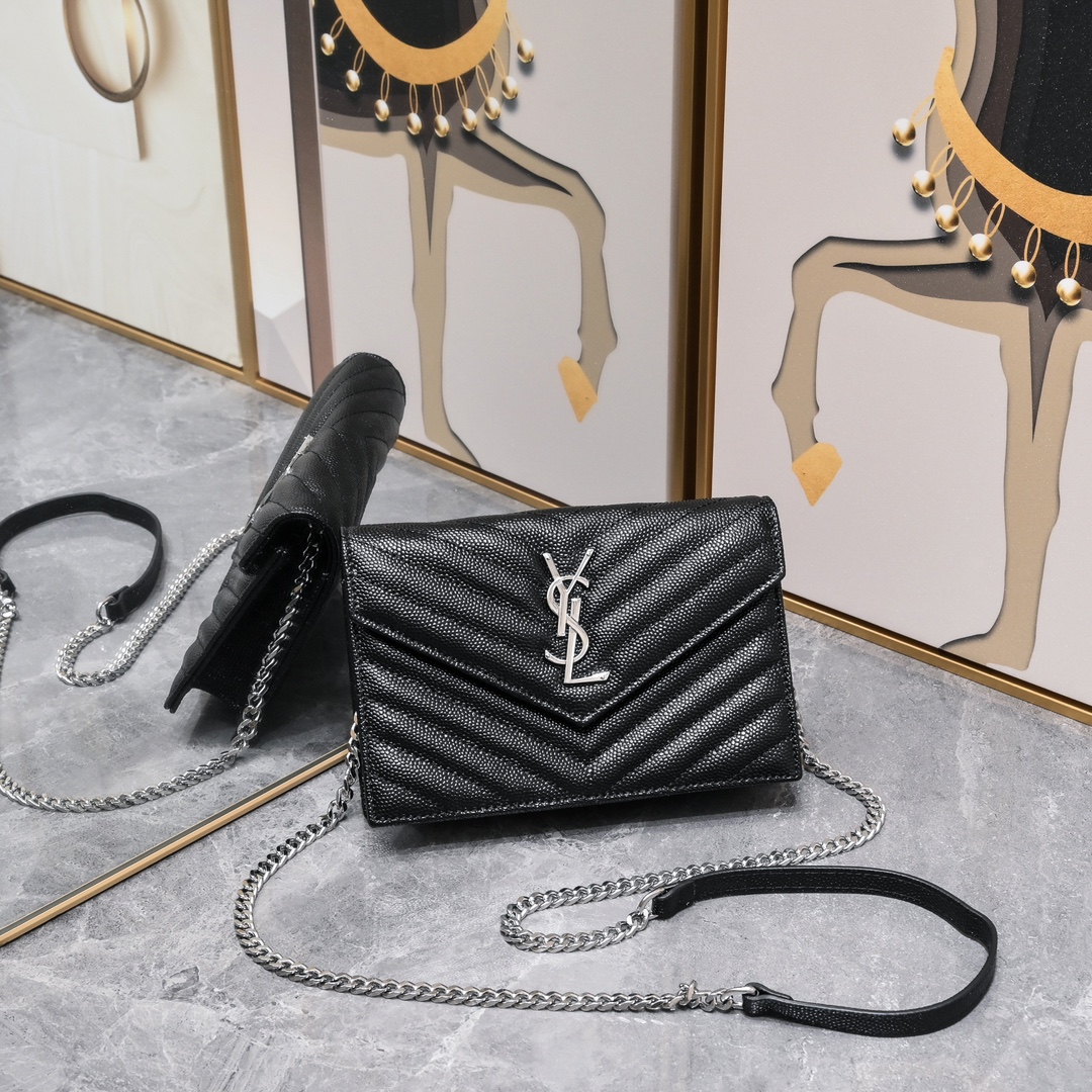 YSL bag YSL Saint Laurent LOOK logo ZP 20×17×6cm — 1:1 Replica For Sale