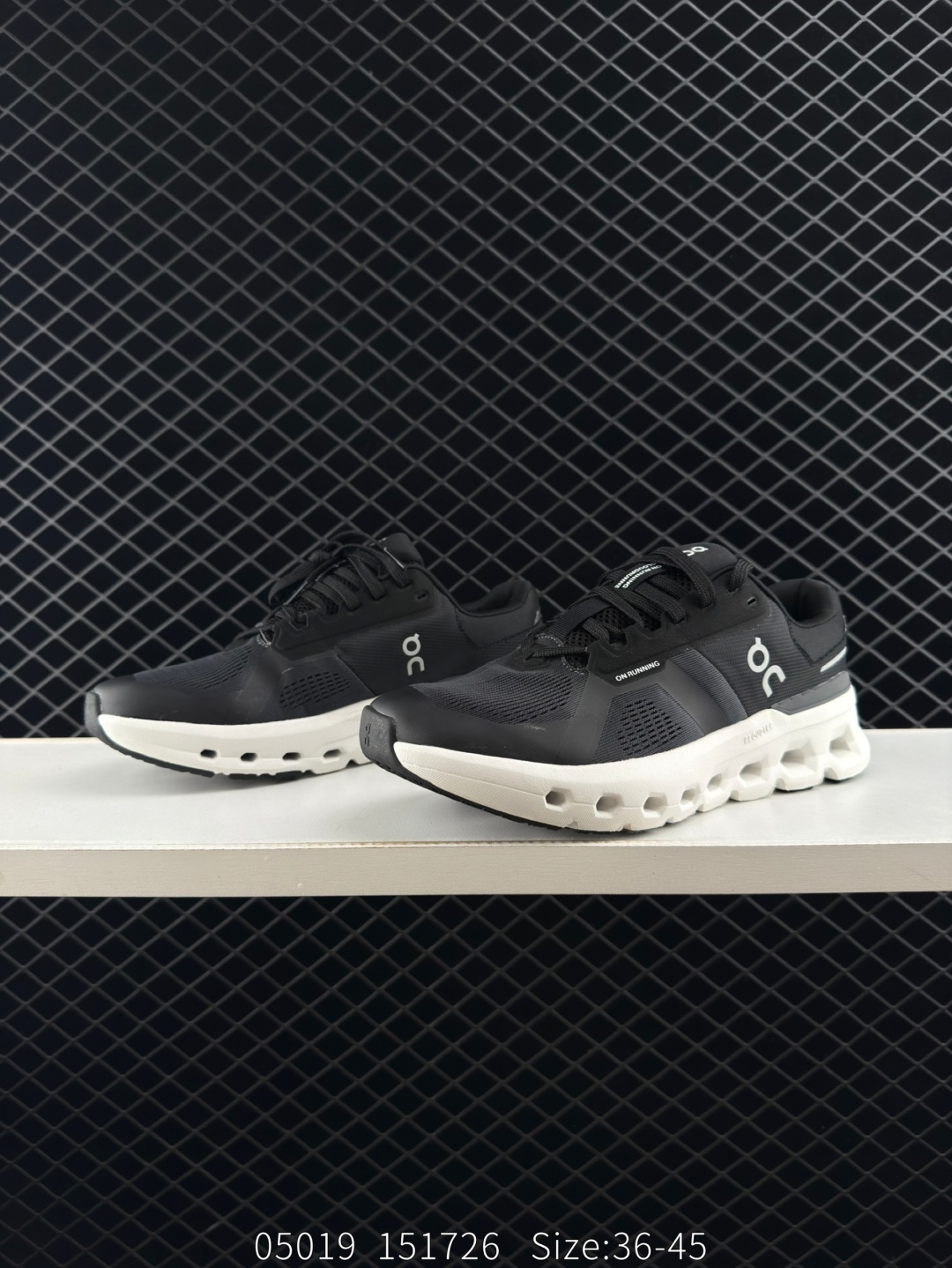 On Cloudrunner 2 Black White EU 36-45 Running Shoe Running Sneakers - Unisex BS-85585