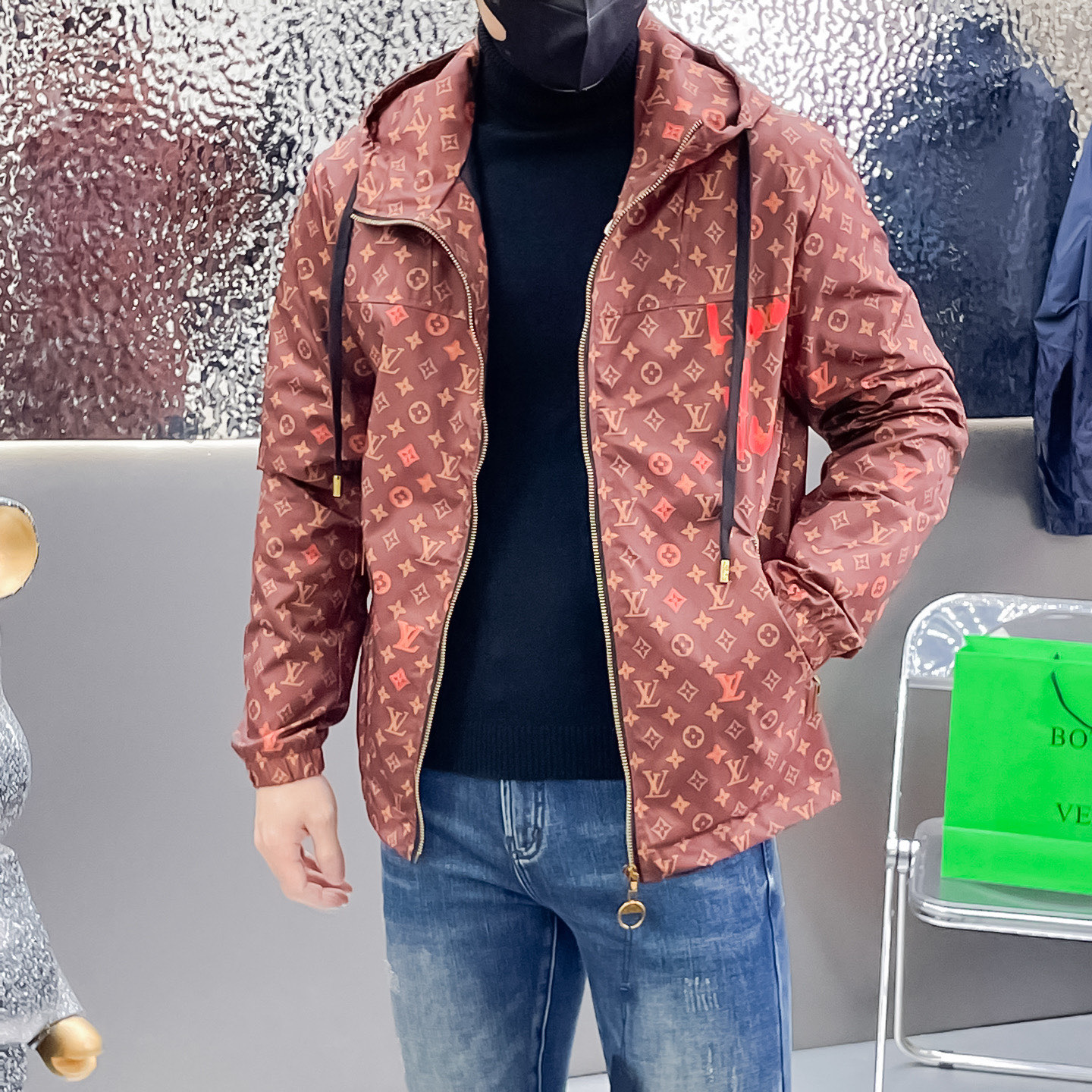 LV men Louis Vuitton LV 2026 logo M-3 XL