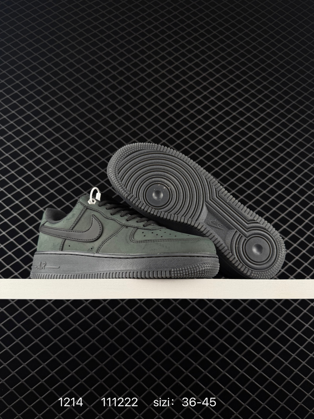 Nike Air Force 1 07 Low Dark Olive Black 36-45 Casual Unisex BS-73701