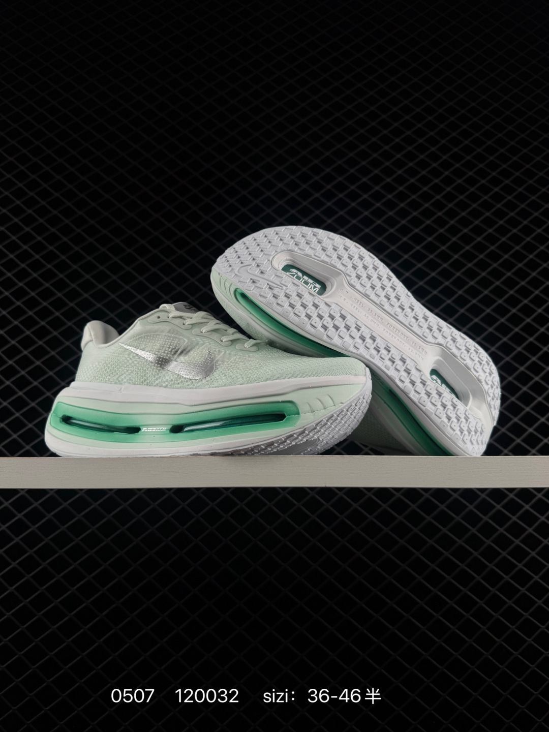 Nike Vomero Premium ReactX Air Zoom Light Mint White Silver Green EU 36-46 Running Unisex BS-71639