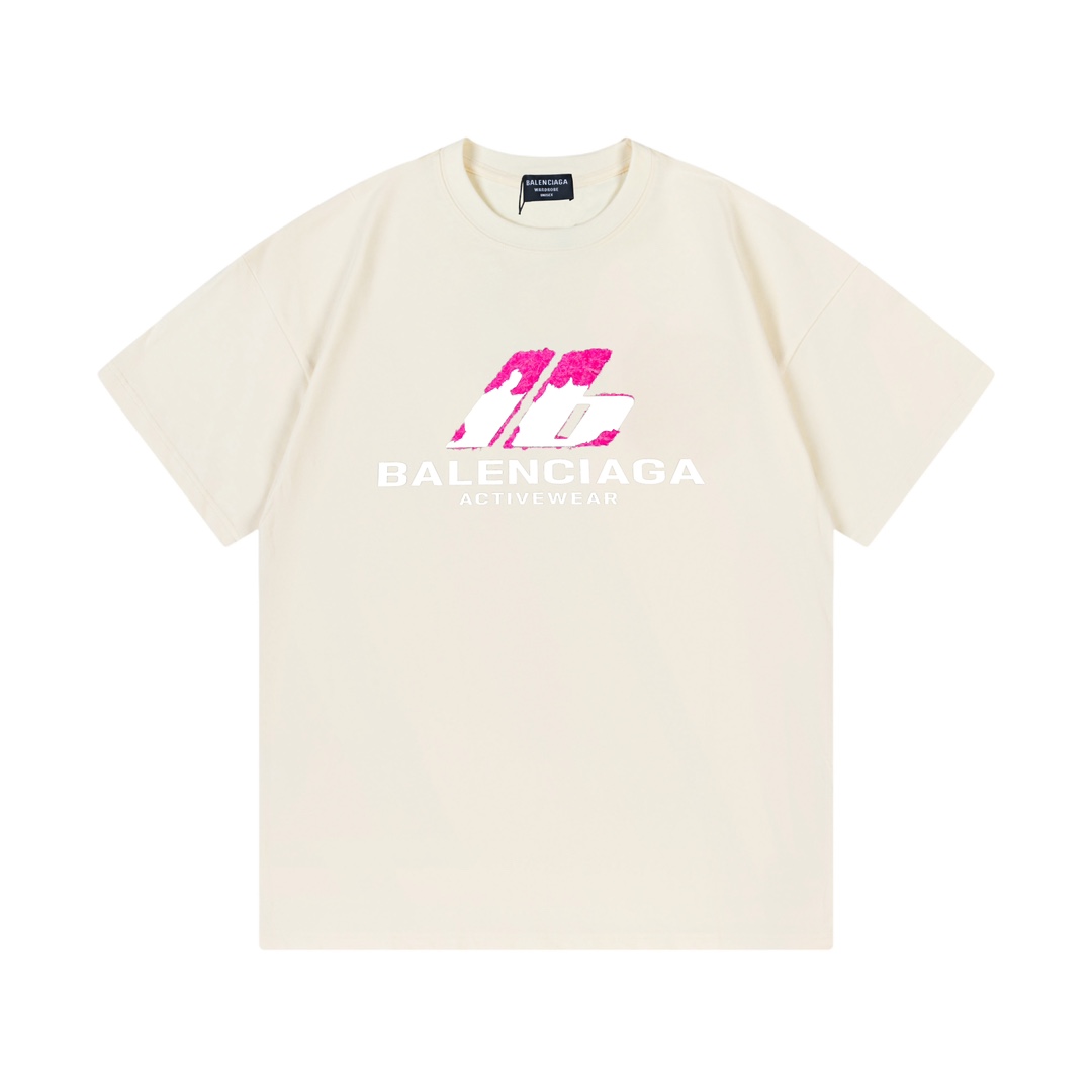 BALENCIAGA men Balenciaga 2025 New 270g logo t — AAA Quality Replica