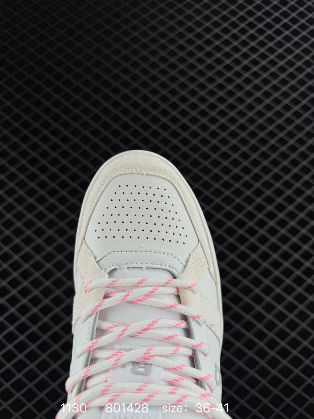 On The Roger Clubhouse Mid White Off White Hot Pink 36-41 Sneaker Casual Sneakers - Unisex BS-85451