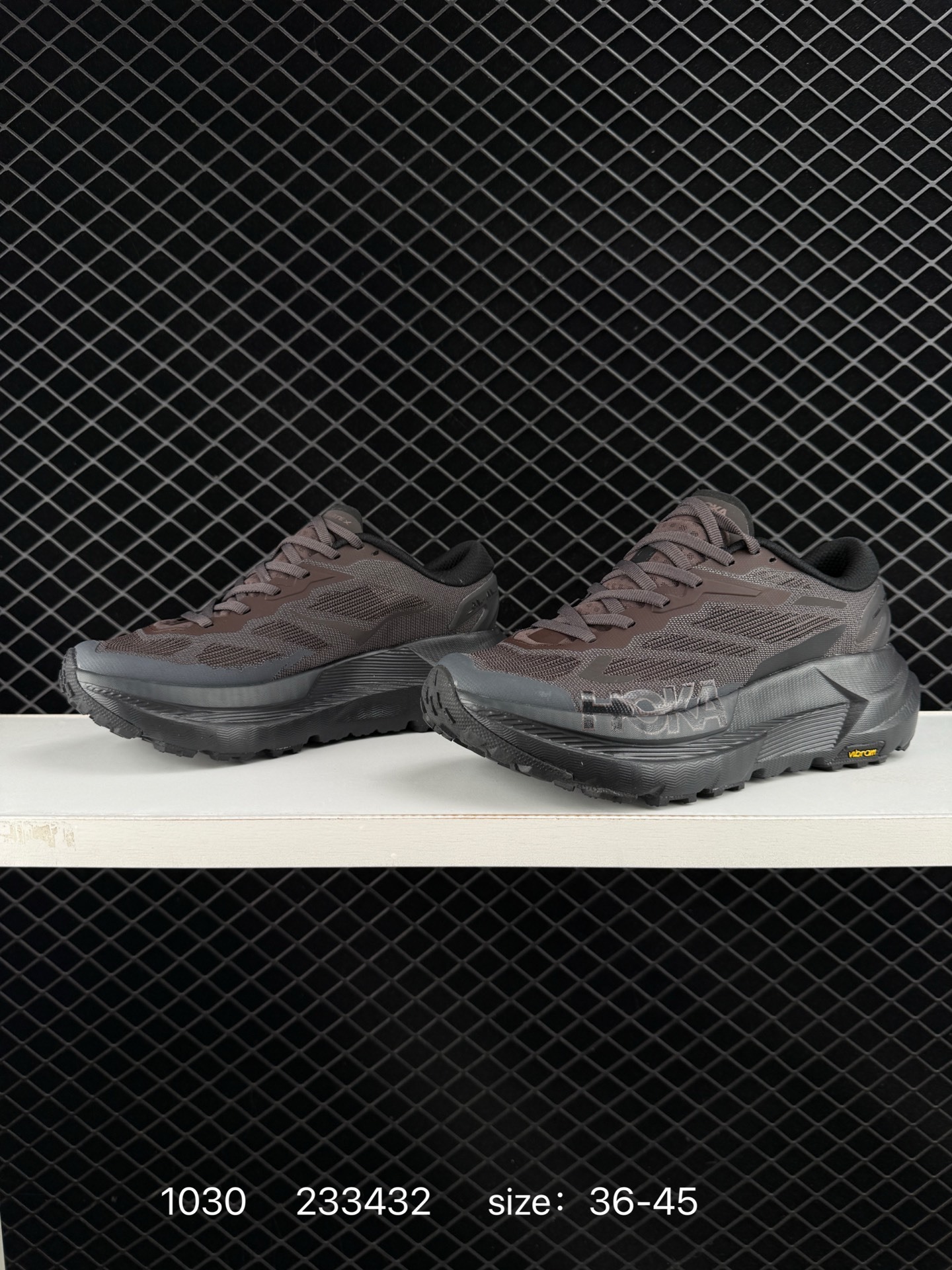 HOKA ONE ONE Mafate X Dark Brown Black Grey EU 36-45 Trail Shoe Trail Running Sneakers - Unisex BS-86406