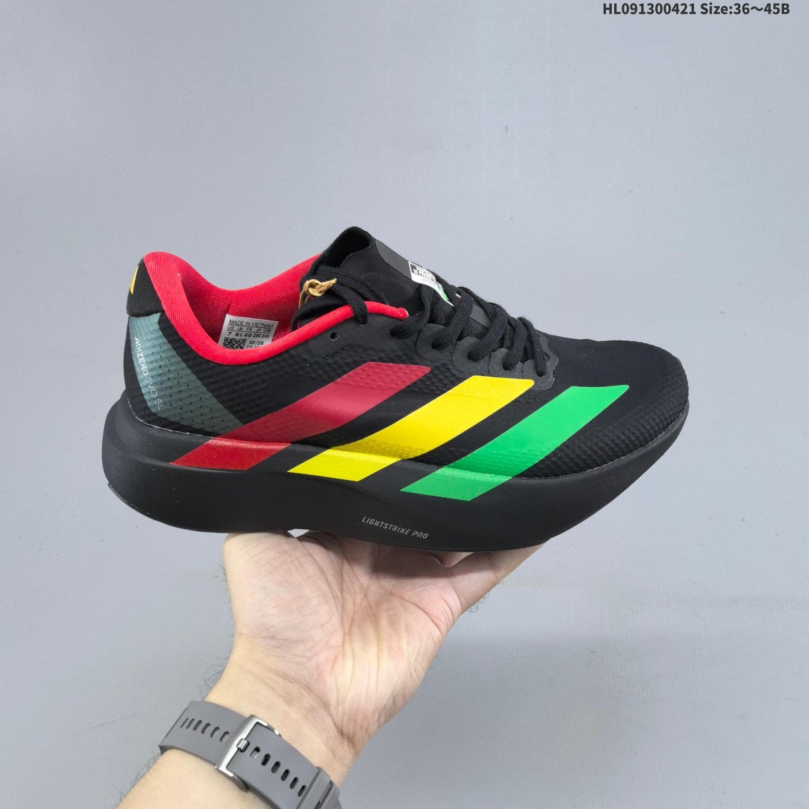 Adizero Evo SL WOVEN M Adidas :KJ6160 :36 36.5 37 38 38.5 39 40 40.5 41 42