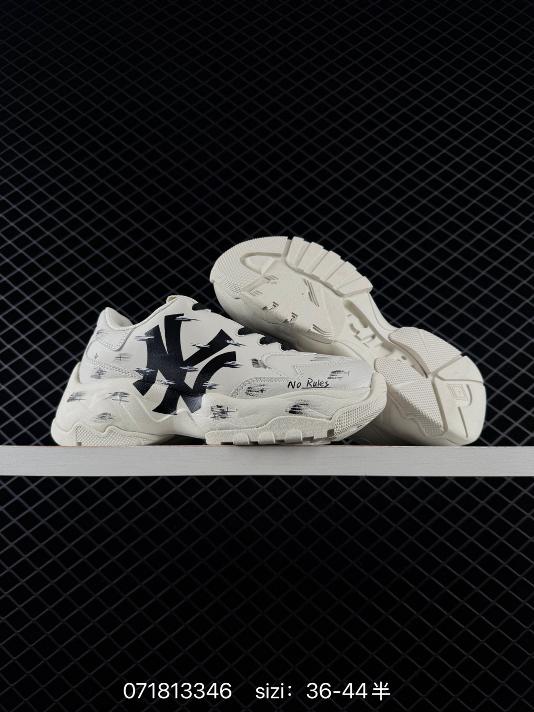 MLB Chunky Liner Off White Black EU 36-44 Sneaker Casual Sneakers Unisex