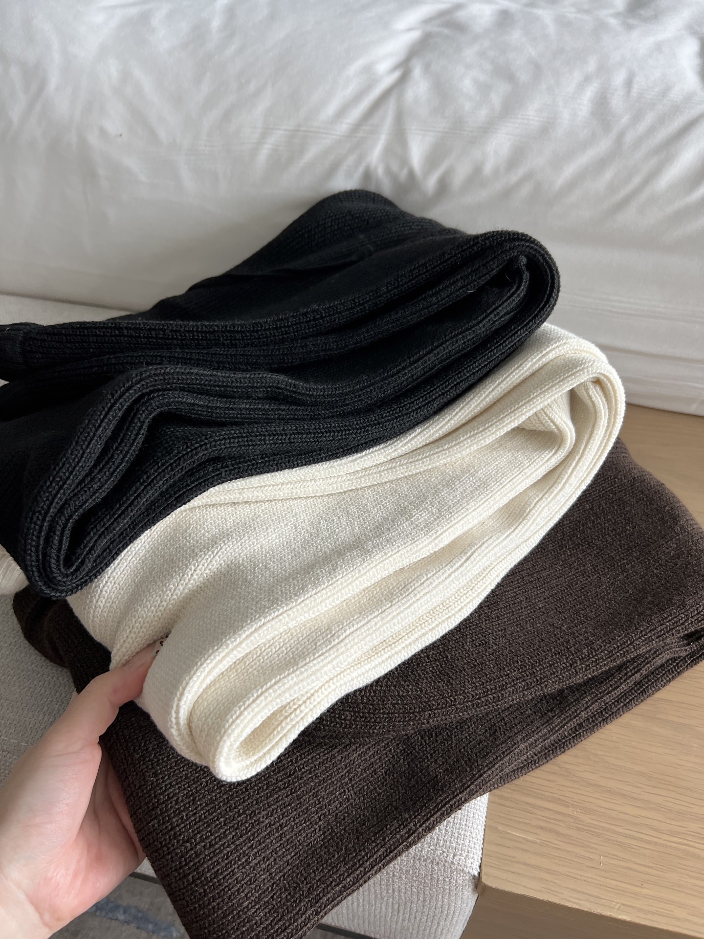 Alo Leggings Højvægts strikket stof