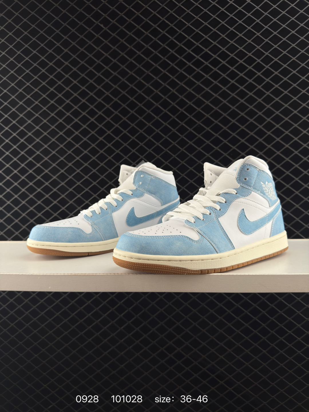 Air Jordan 1 Mid "Denim" AIR JORDAN 1 HQ2005-100 36 — 1:1 Replica For Sale