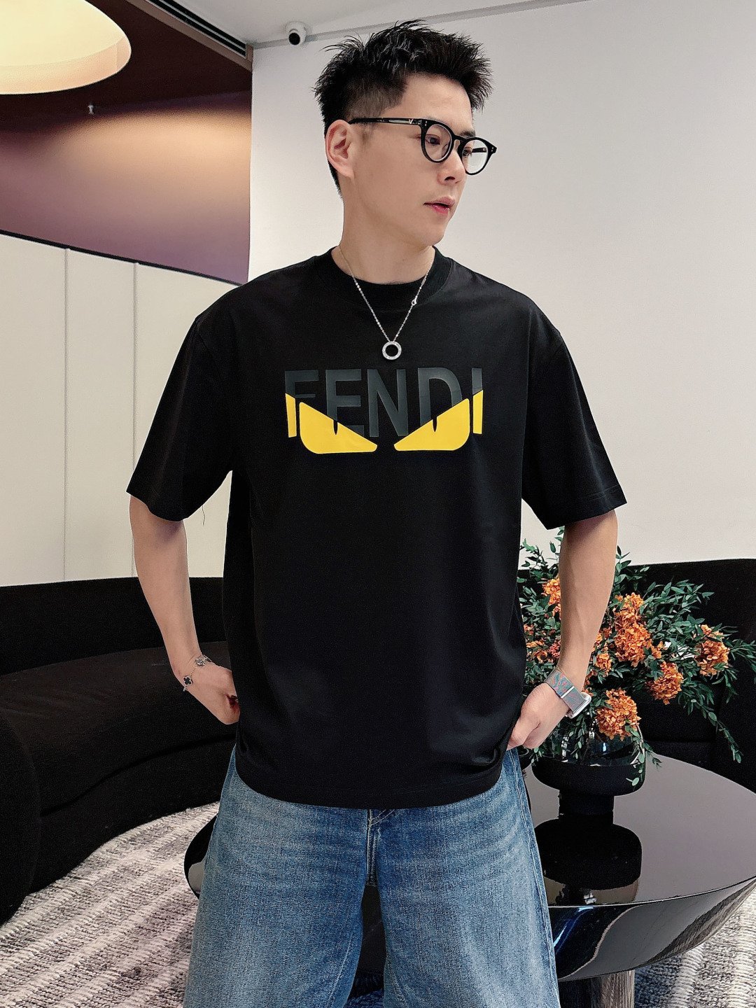 Fendi men 2026 New New T ！ logo . . . . . ！ ！