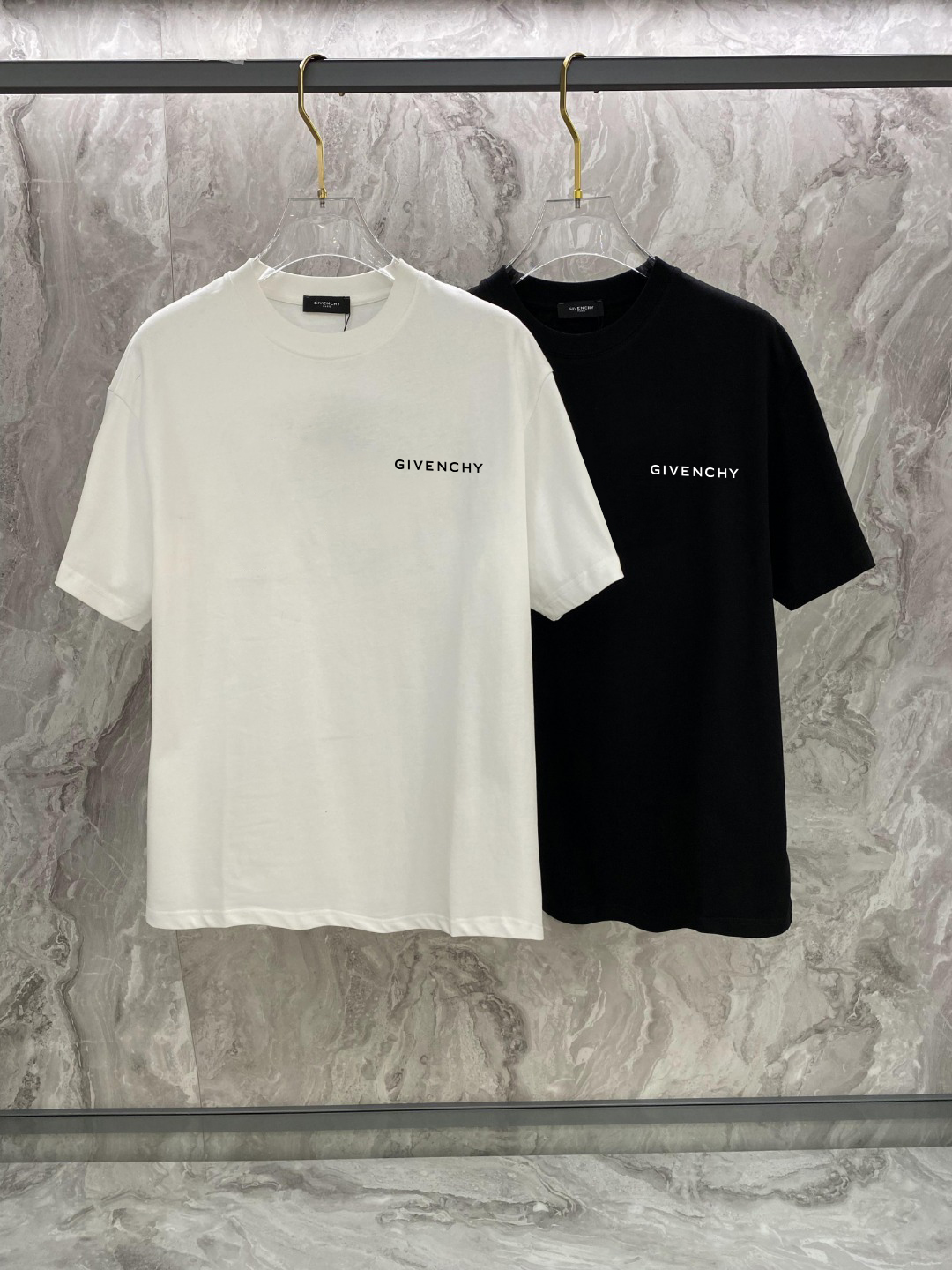 GVC men Givenchy # Spring and summer top counter synchronized short-sleeved T-shirt (loose fit) — 1:1 Replica