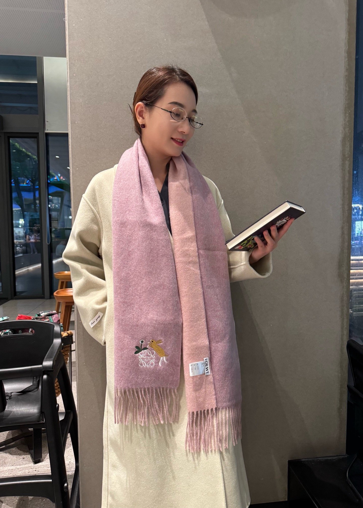 Loewe scarf Loewe · ， ， ， ， ， ， loewe ， logo， ， ， ， ， ， ， ：35x 180cm