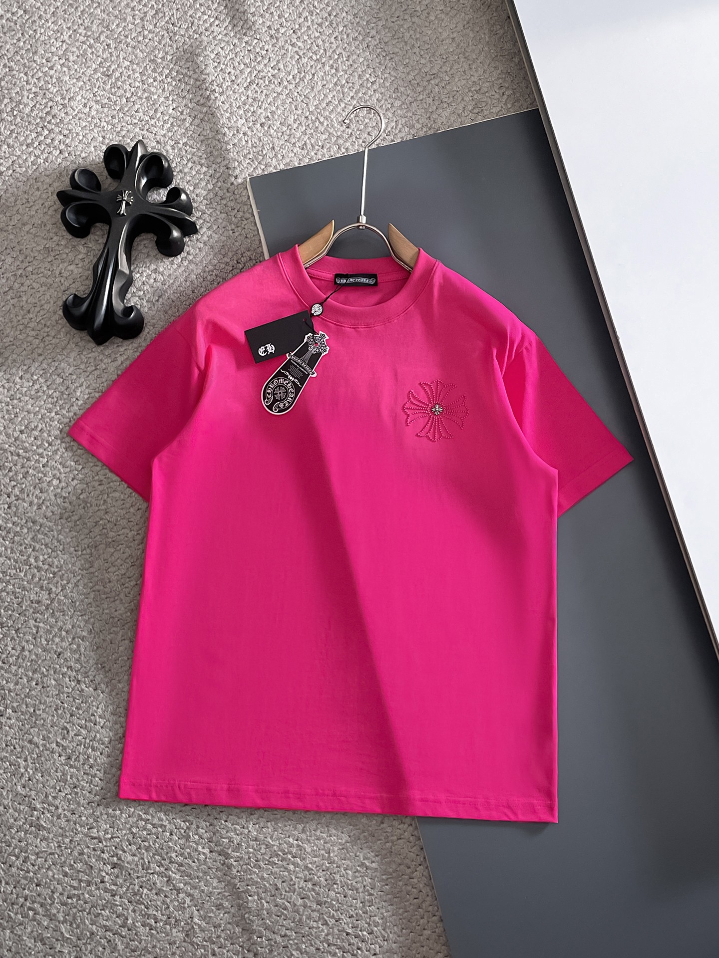 Chrome hearts men Croxin selects 280 grams of customized fabric Customized hardware decoration + — AAA Quality Replica