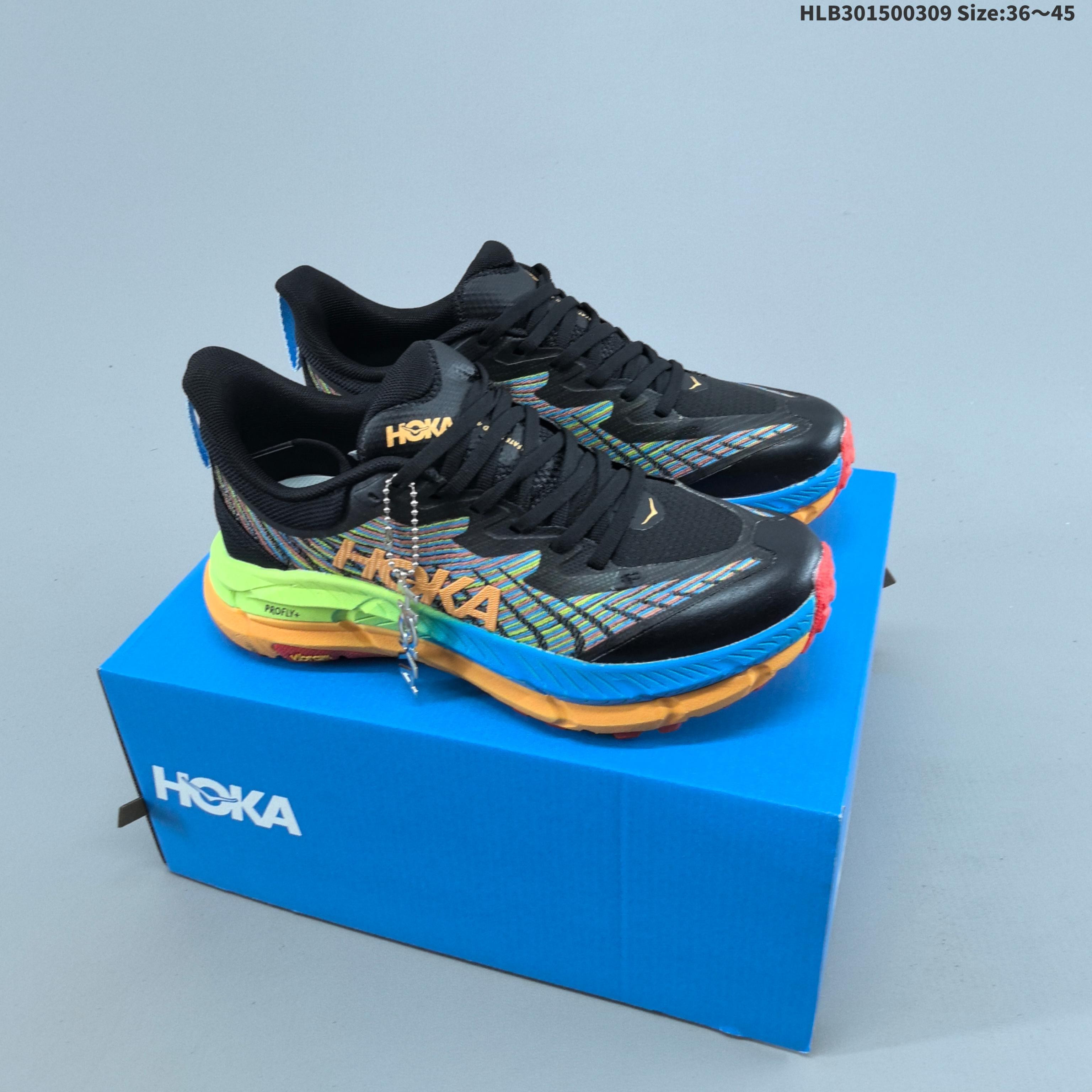 HOKA Mafate Speed 4 Black Blue Orange Green Red EU 36-45 Trail Shoe Trail Running Sneakers - Unisex BS-69383