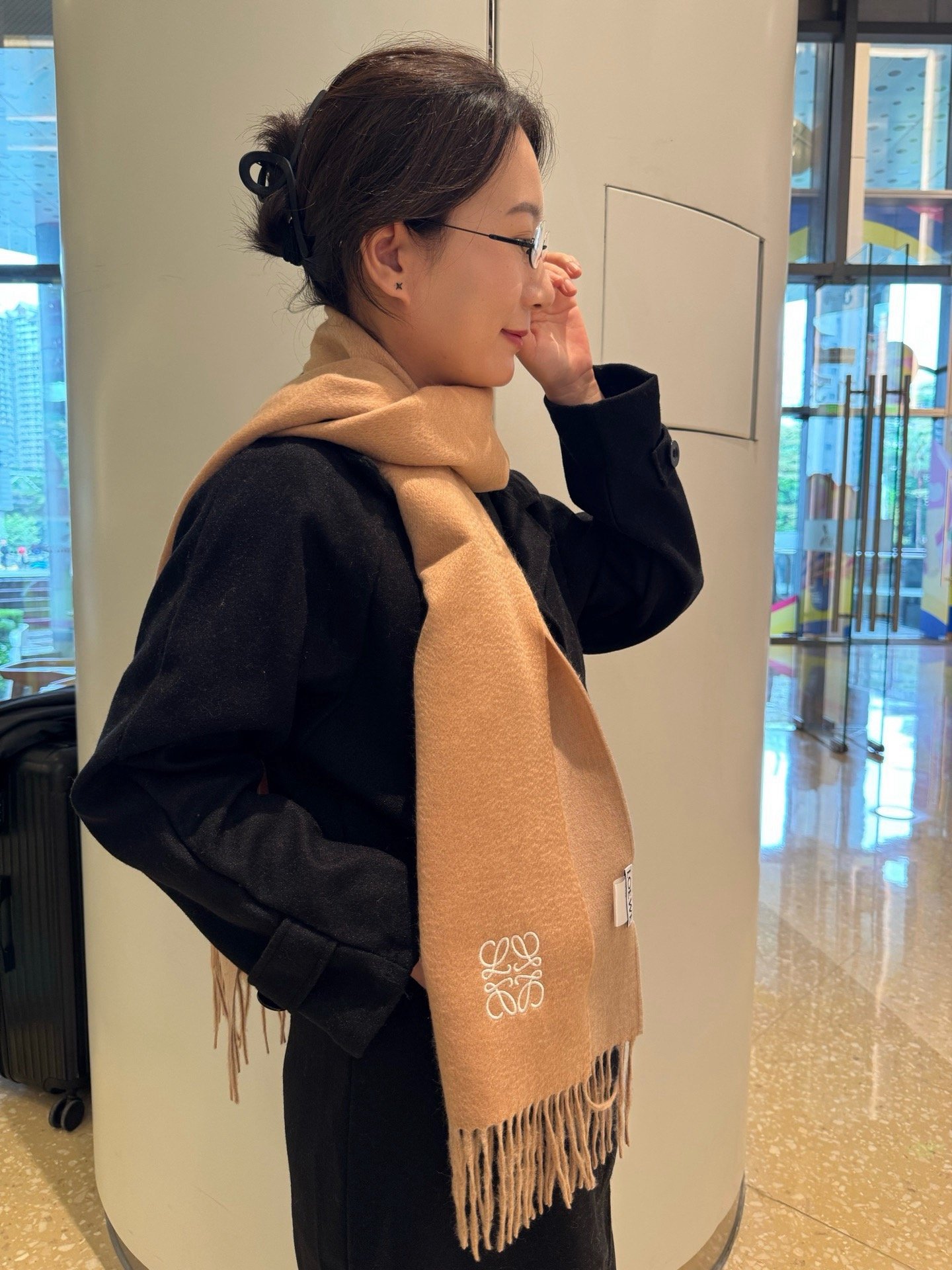 Loewe scarf Loewe Loewe loewe logo 30x 180cm