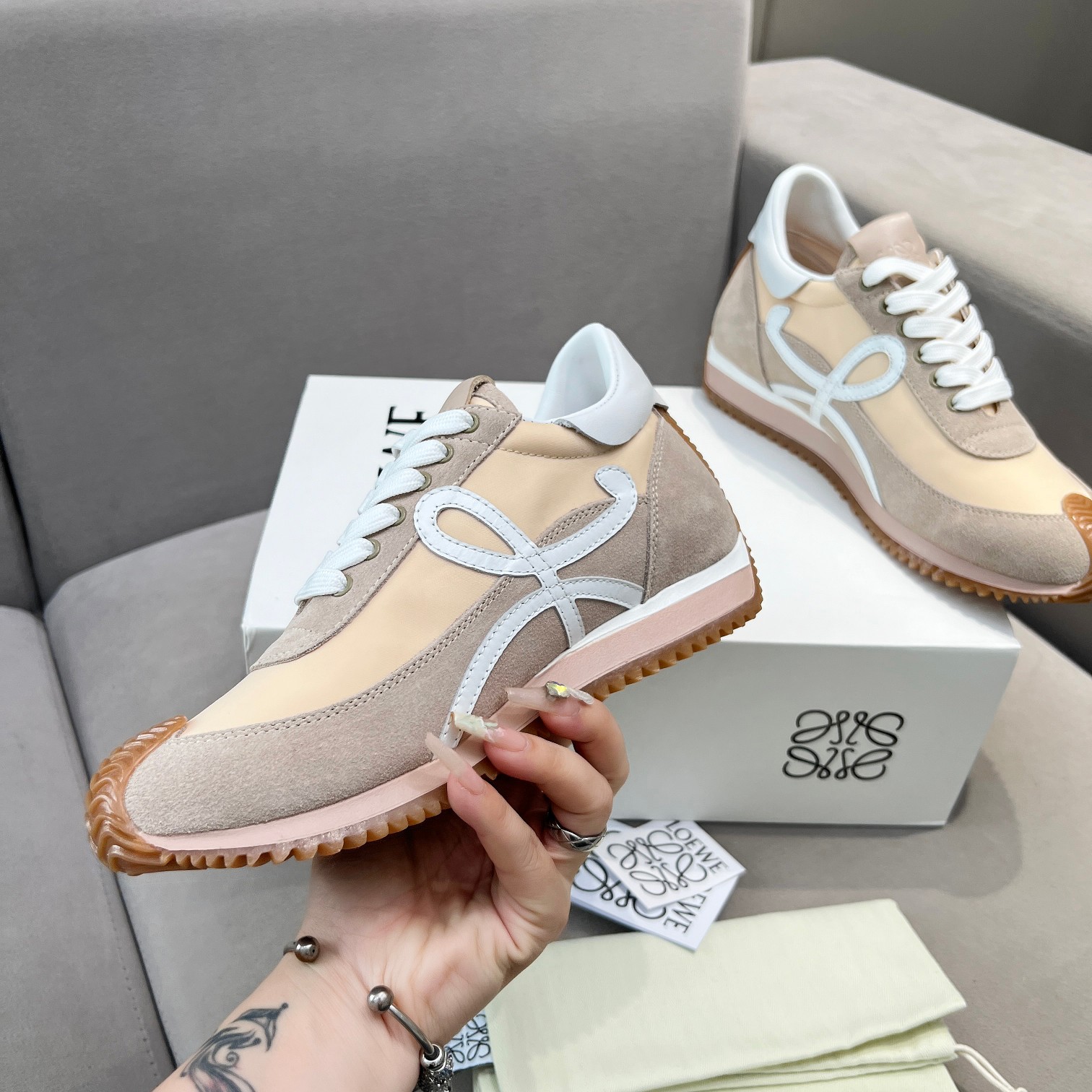 LOEWE women's shoes - LOEWE 2024 New 6cm 1:1 replica 35-45