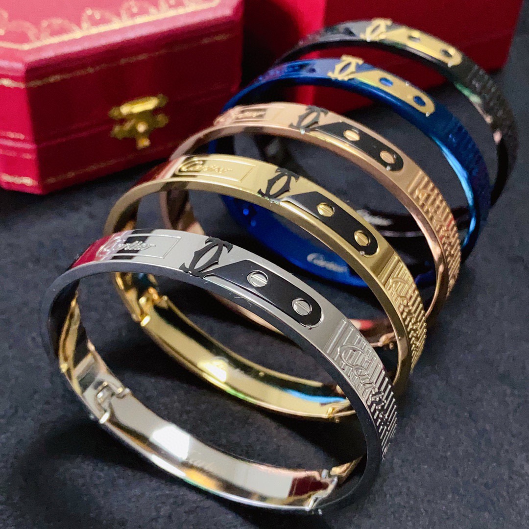 Cartier Jewelry Cartier Men's 18k logo 360 Size 21cm — AAA Quality Replica