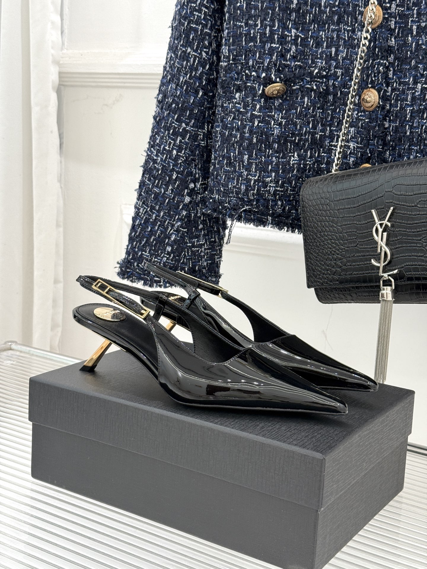 YSL women's shoes Saint Lauren*YSL 26 WF — 1:1 Replica For Sale