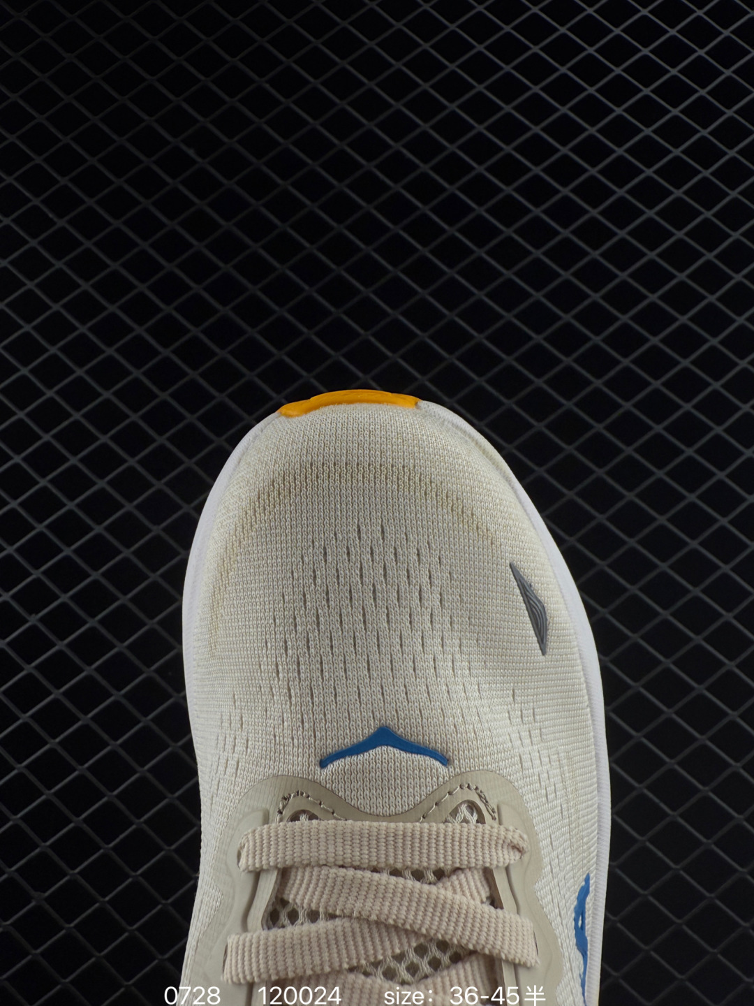 HOKA ONE ONE Bondi 9 Off White Blue Orange EU 36-45 Running Shoe Running Sneakers - Unisex BS-86524