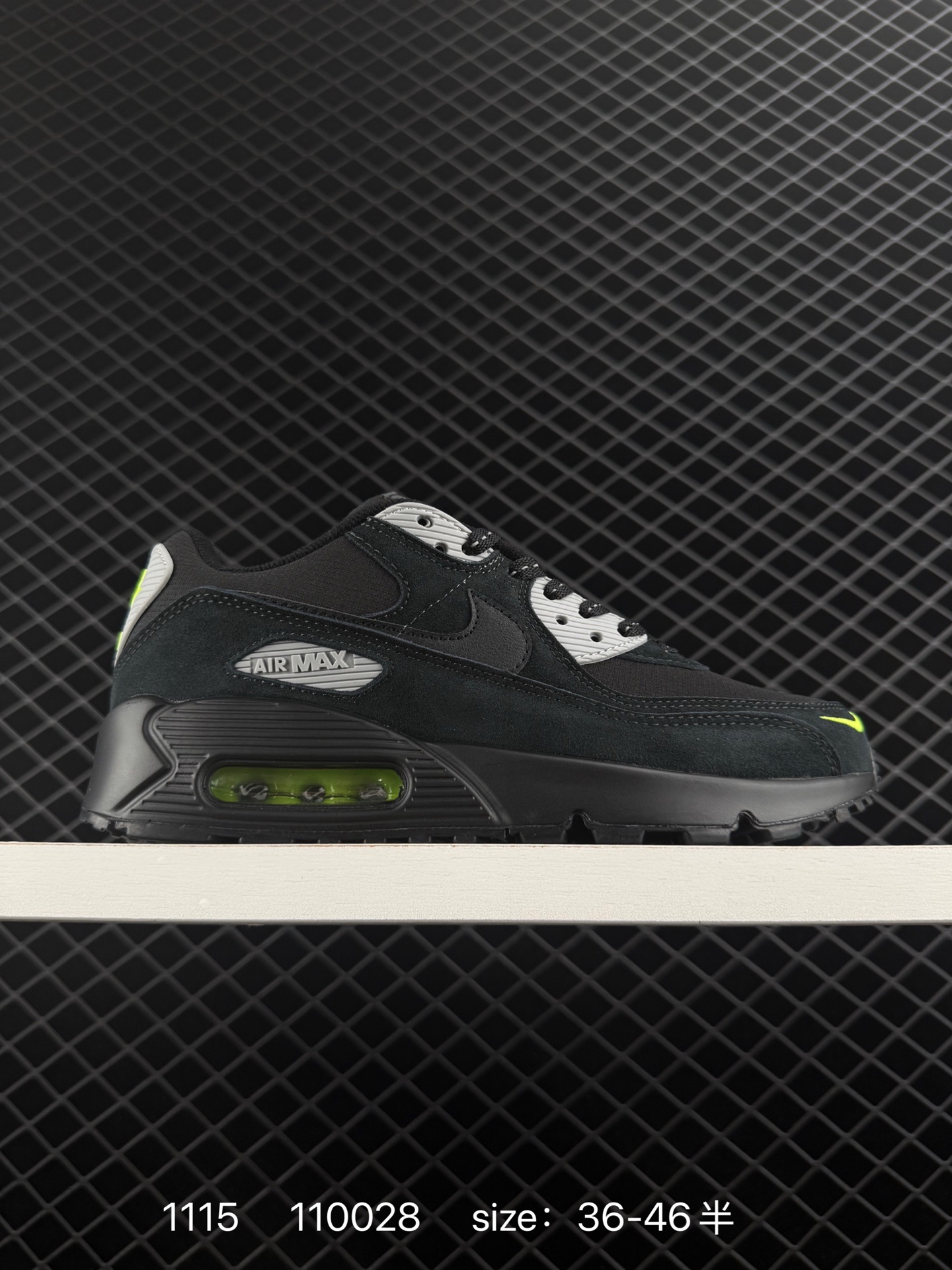 Nike Air Max 90 Black White Volt White Grey Burgundy Black White Black Blue Navy Orange Yellow EU 36-46 5 Lifestyle Unisex BS-74190
