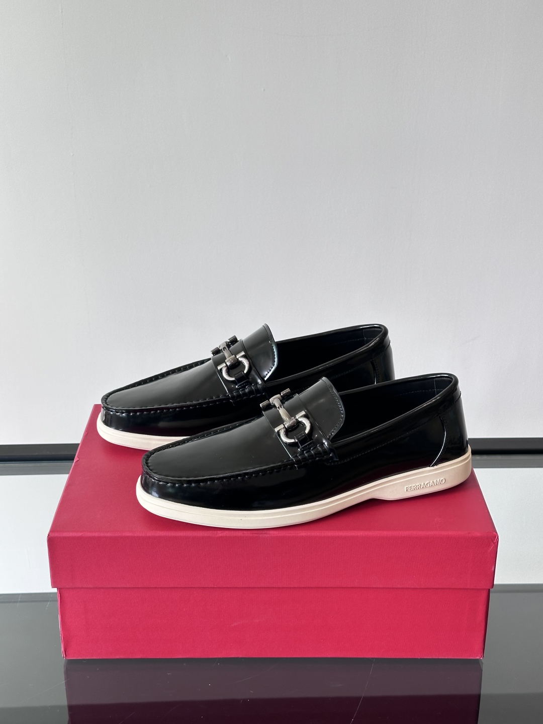Ferragamo-Schuh Ferragam Herrenlogo Herren