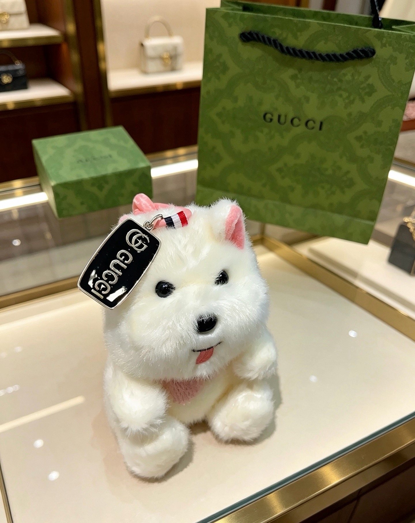 Gucci Jewelry New Release 𝐆𝐮𝐜𝐜𝐢 Keychain New Charm Anger Forest G Keychain — 1:1 Replica