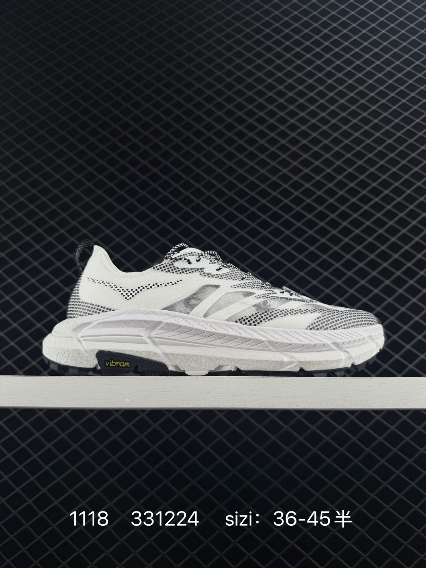 HOKA ONE ONE Clifton LS Satisfy Running White Black Grey EU 36-45 Running Shoe Running Sneakers - Unisex BS-86382