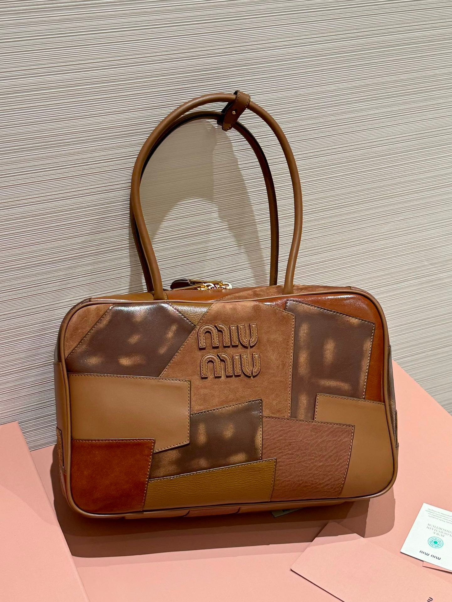 MiuMi*long wrist bowling ball/briefcase