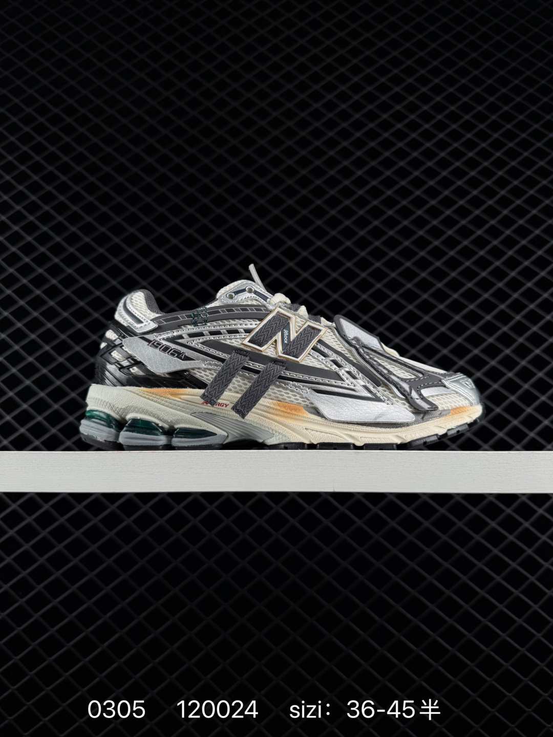 New Balance 1906A Silver Grey White EU 36-45 Sneaker Unisex BS-82332