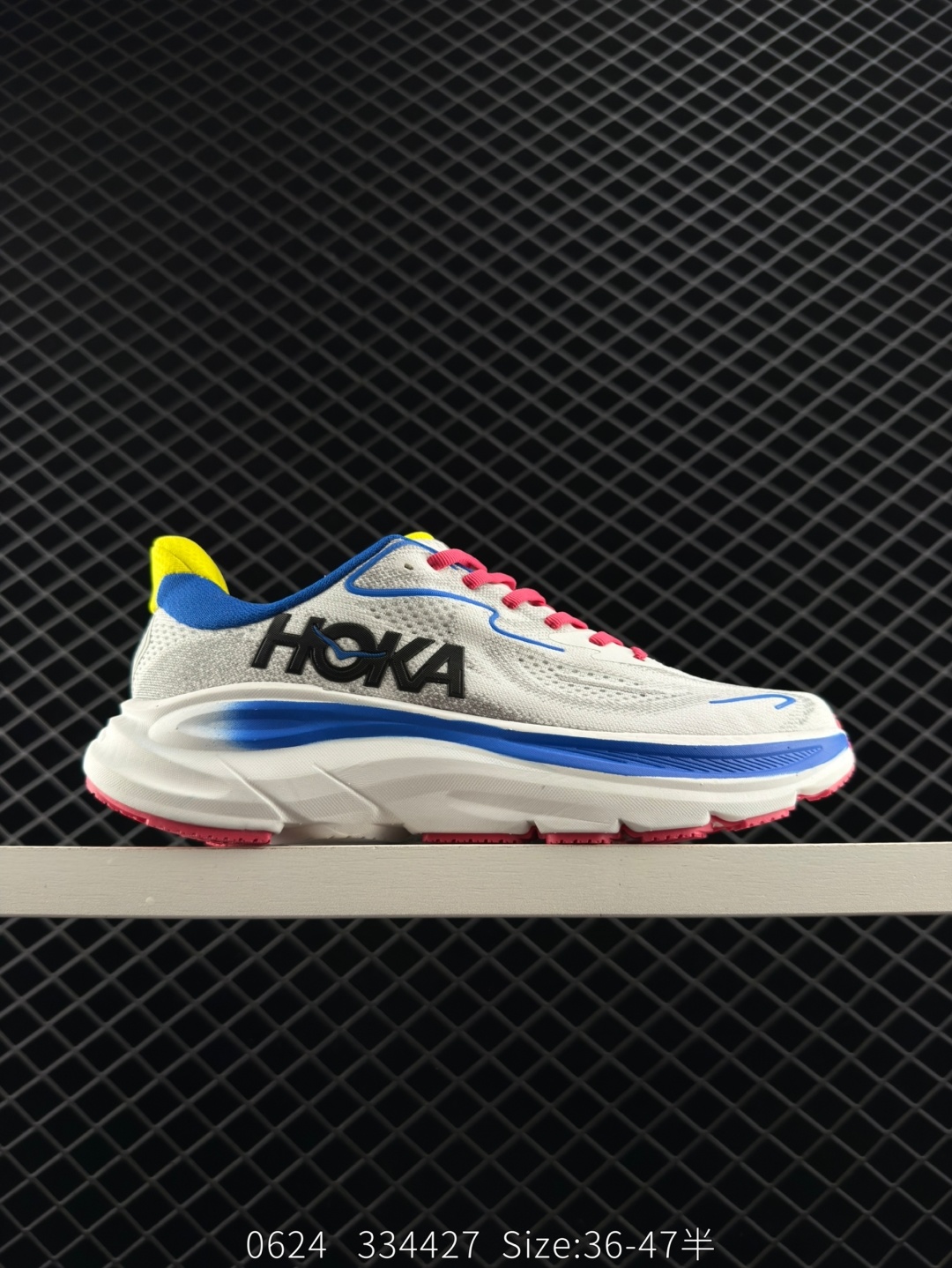 HOKA Clifton 10 White Blue Pink Yellow Black EU 36-47 Running Shoe Running Sneakers - Unisex BS-86586