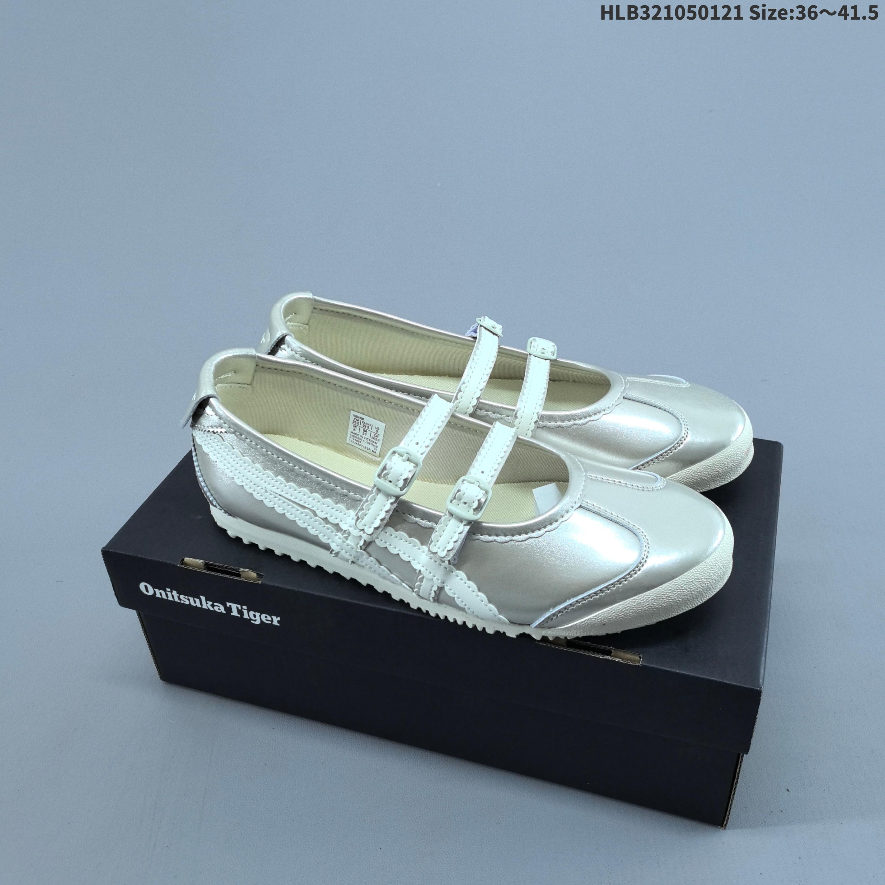 Onitsuka Tiger MEXICO 66 TGRS Silver Off White Cream EU 36-41 5 Sneaker Casual Sneakers Unisex BS-69046