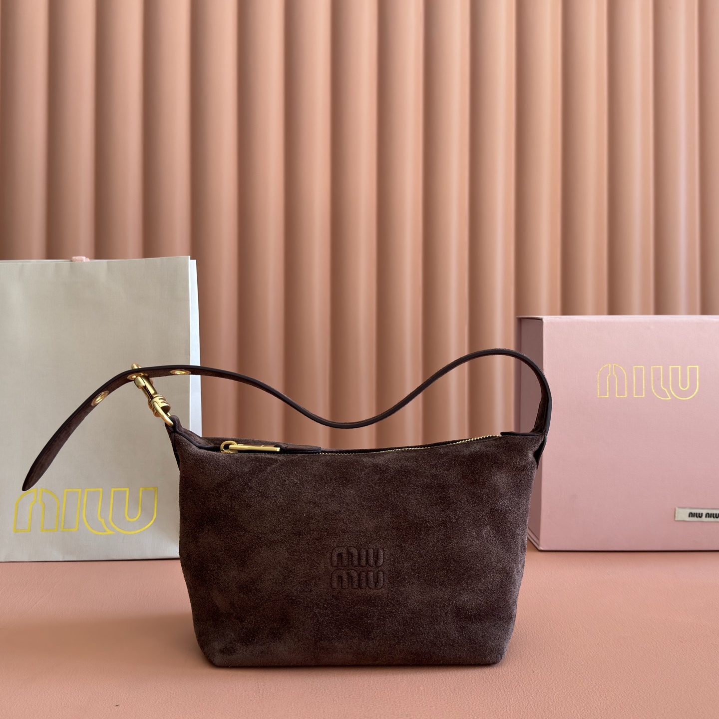 Miu bag 5 NE841 New Arrival Miu logo 19cm 25 5cm 14cm 10cm — 1:1 Replica For Sale