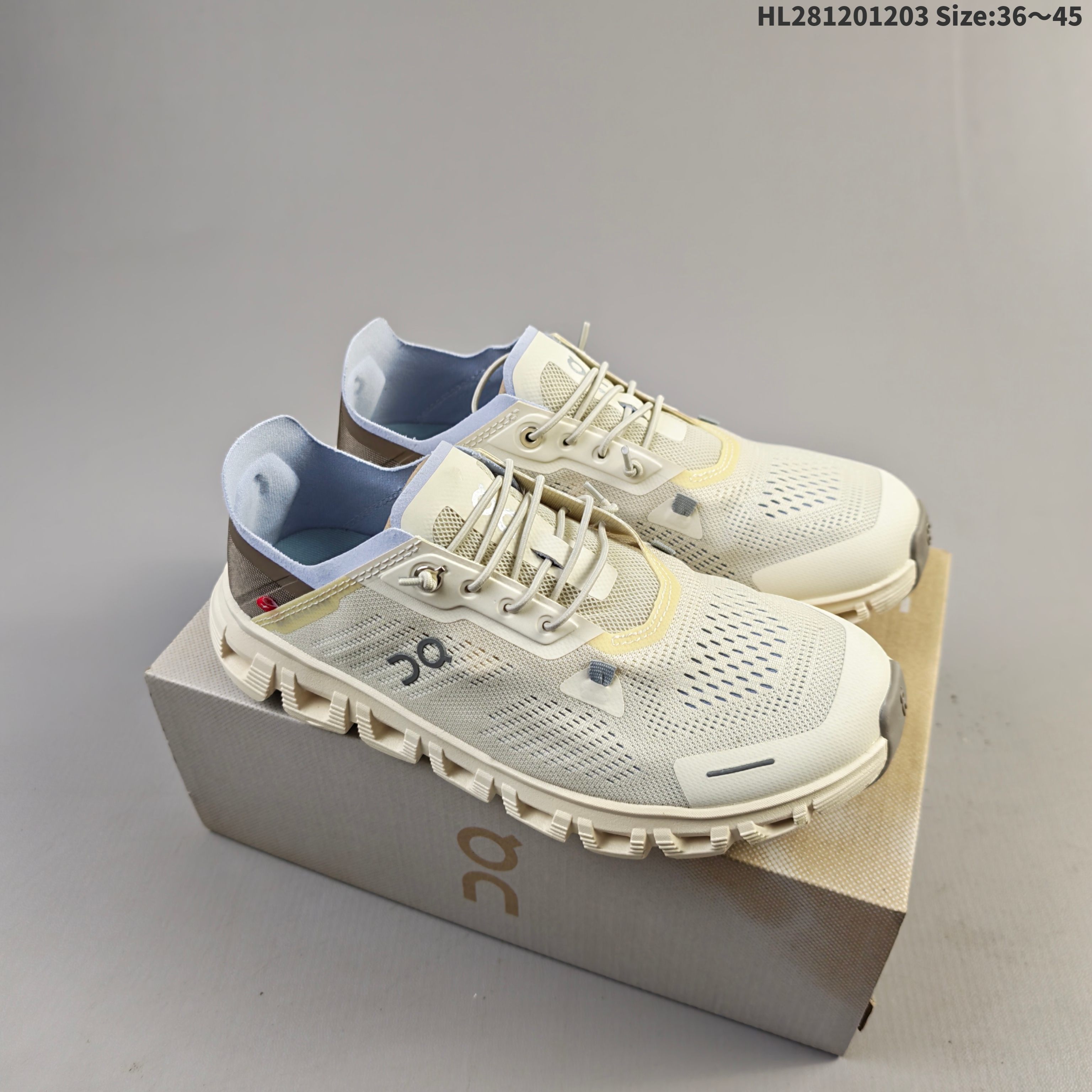 On Cloud 6 Coast Cream Light Blue EU 36-45 Running Shoe Running Sneakers - Unisex BS-69754