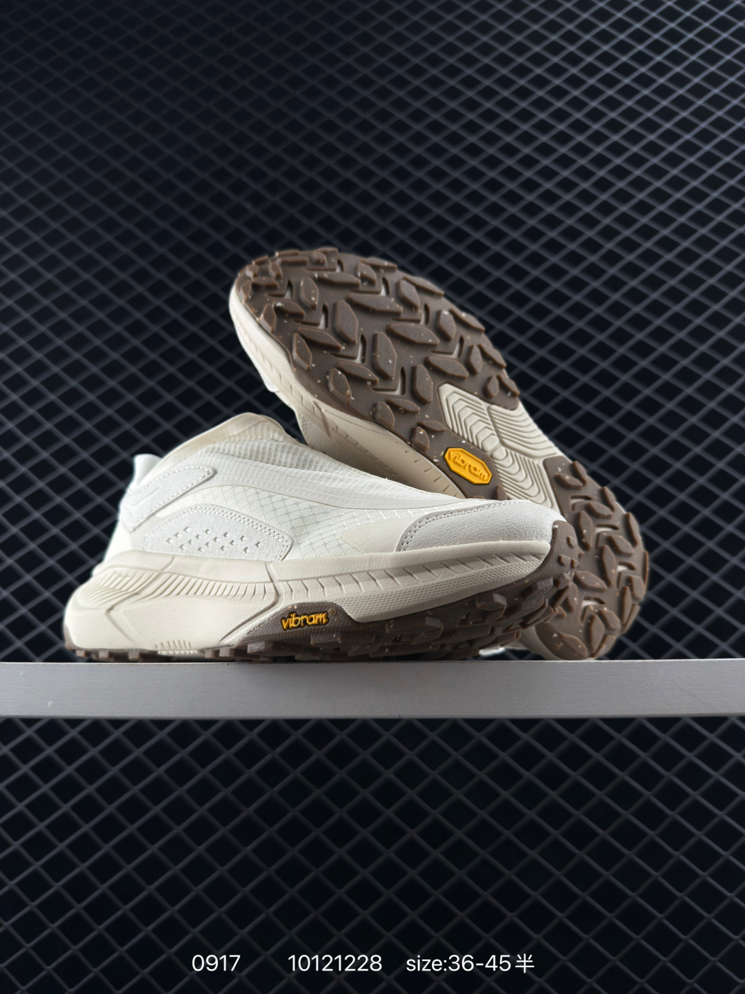 HOKA ONE ONE Project Transport Off White Brown Yellow EU 36-45 Trail Shoe Trail Running Sneakers - Unisex BS-86445