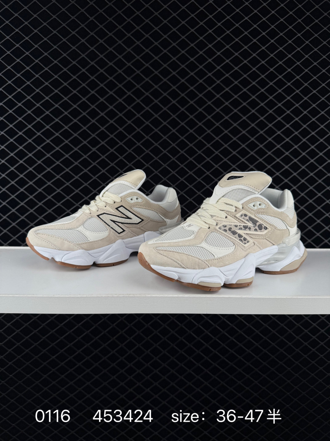 New Balance 9060 ABZORB Beige White Brown Black EU 36-47 Sneaker Unisex BS-82387
