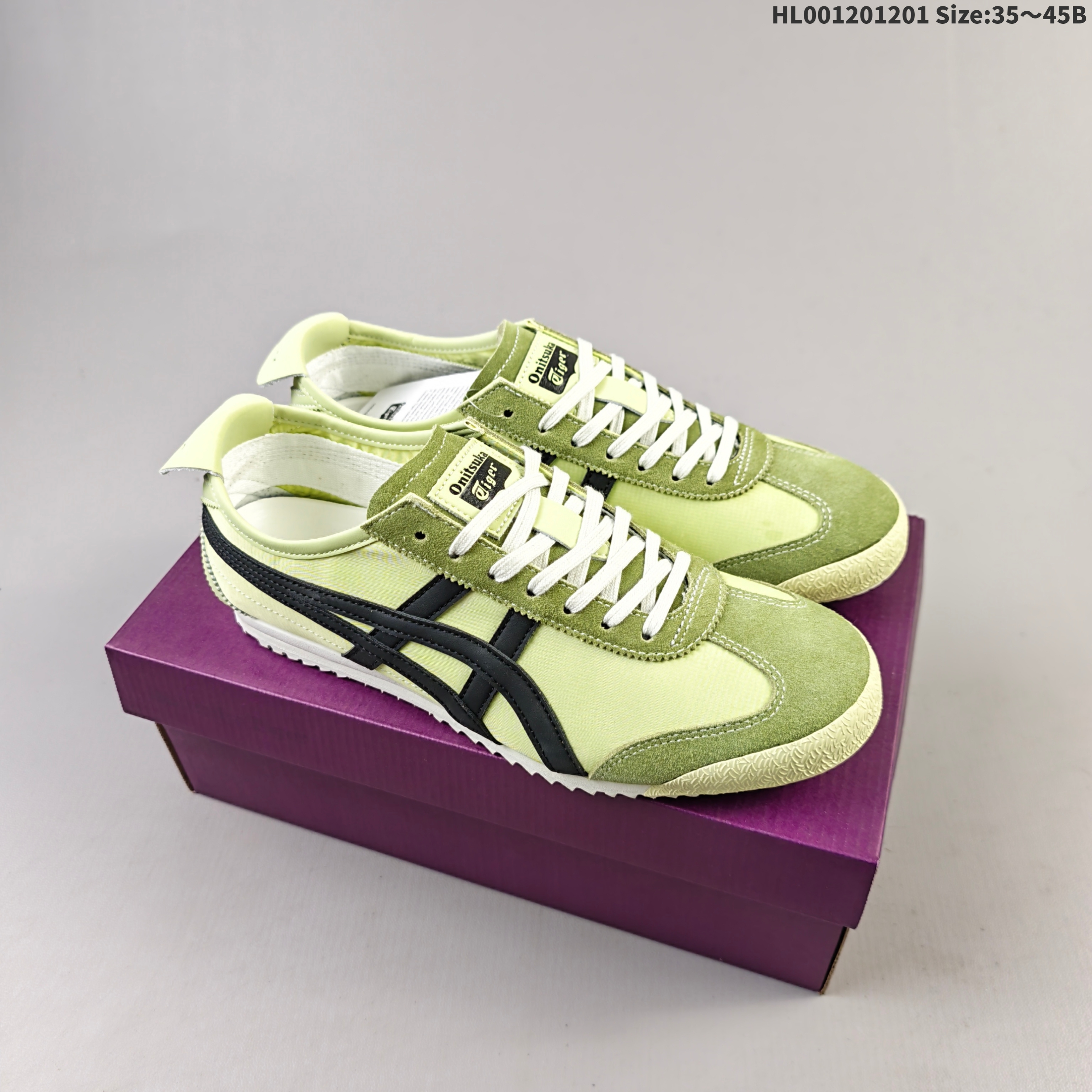 Onitsuka Tiger Mexico 66 Lime Green Black EU 35-45 Sneaker Casual Sneakers - Unisex BS-69198